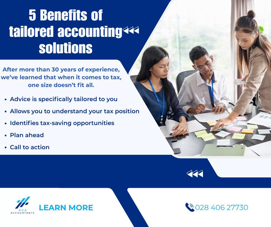 One size doesn’t fit all, especially when it comes to your business finances. Here are 5 benefits of going tailored. From saving time to improving accuracy, tailored accounting solutions can transform the way you manage your finances. Check out our new blog below.
https://www.rgaca.co.uk/post/your-business-isn-t-average-so-why-should-your-accounts-be-handled-that-way