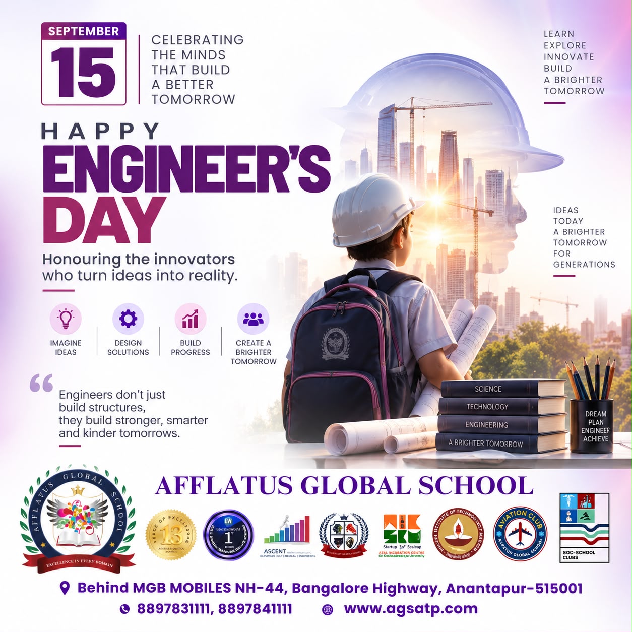 From idea to reality - that's what engineers do. Wishing all engineers a very Happy Engineers' Day!