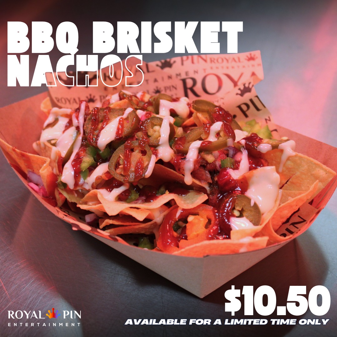 There's only a couple of weeks left to enjoy our BBQ Brisket Nachos! π
Share with the family for only $10.50! π³