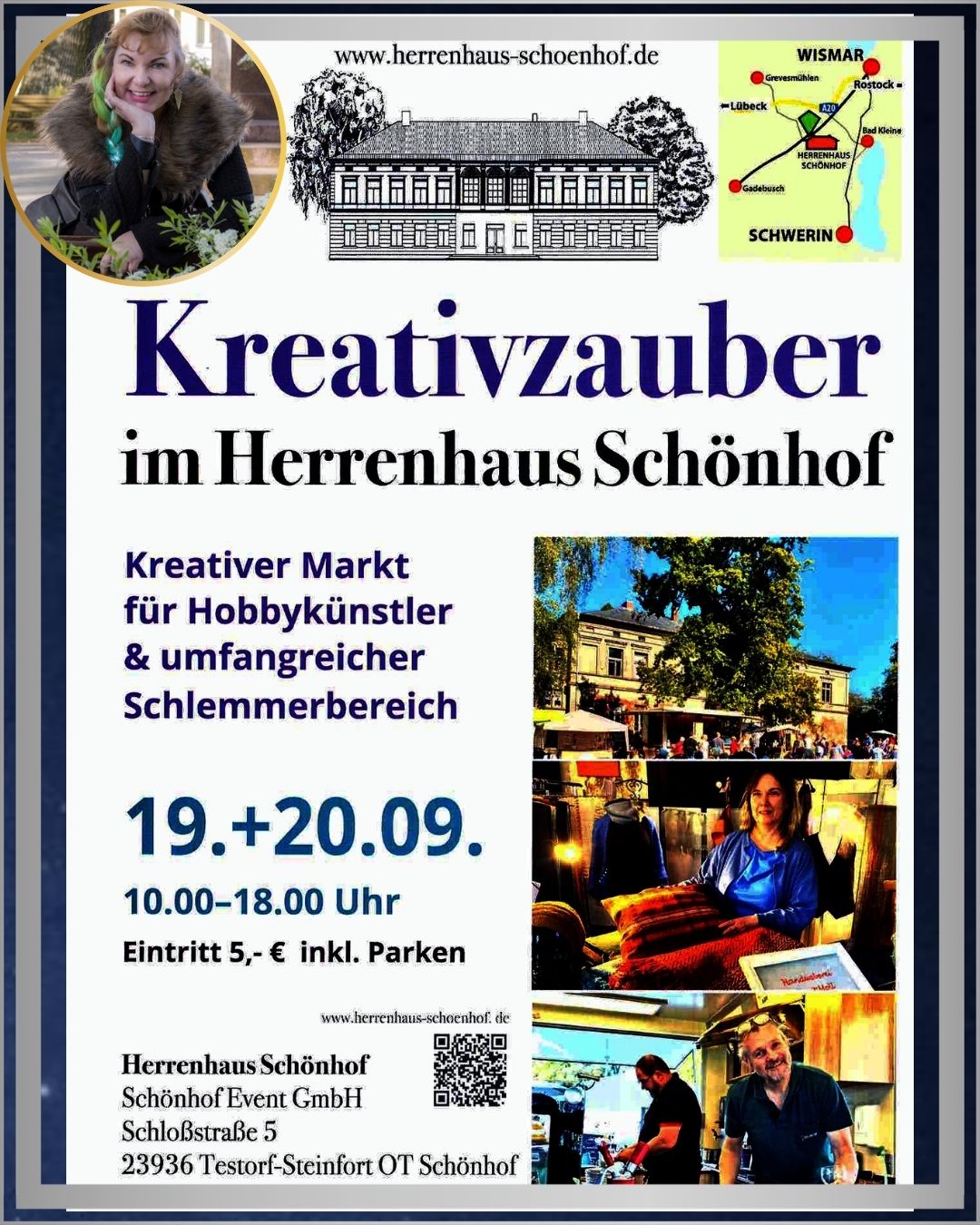 ✨ Wo alte Mauern neue Geschichten bekommen … ✨
Am kommenden Wochenende bin ich beim Kreativzauber im Herrenhaus Schönhof (@herrenhaus_schoenhof) dabei – und ich freue mich schon sehr darauf.
Am 19. und 20. September wird das historische Herrenhaus wieder voller Leben sein. Zwischen alten Mauern, Park und den Geschichten, die dieser besondere Ort schon erzählt, treffen sich Kunsthandwerk, Kreatives, Schönes und Menschen, die mit viel Liebe etwas Eigenes schaffen.
Und mittendrin findet ihr mich mit meinen Büchern. 📚
Vielleicht kennt ihr schon eine meiner Geschichten. Vielleicht entdeckt ihr mich und meine Bücher dort aber auch zum ersten Mal. Ich freue mich auf Gespräche, neugierige Leserinnen und Leser und auf all die kleinen Begegnungen, die solche Veranstaltungen für mich so besonders machen.
Samstag und Sonntag, jeweils von 10 bis 18 Uhr in 23936 Testorf–Steinfort OT Schönhof.
Ich würde mich freuen, euch in Schönhof zu sehen. ❤️
#Kreativzauber #HerrenhausSchönhof #SabineReifenstahl
