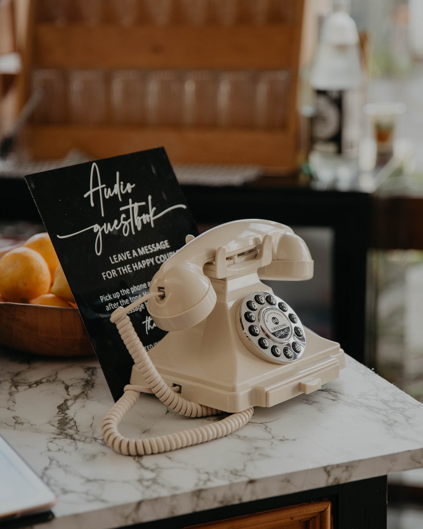 Isn't this one of the cutest ways of doing a guest book ever!