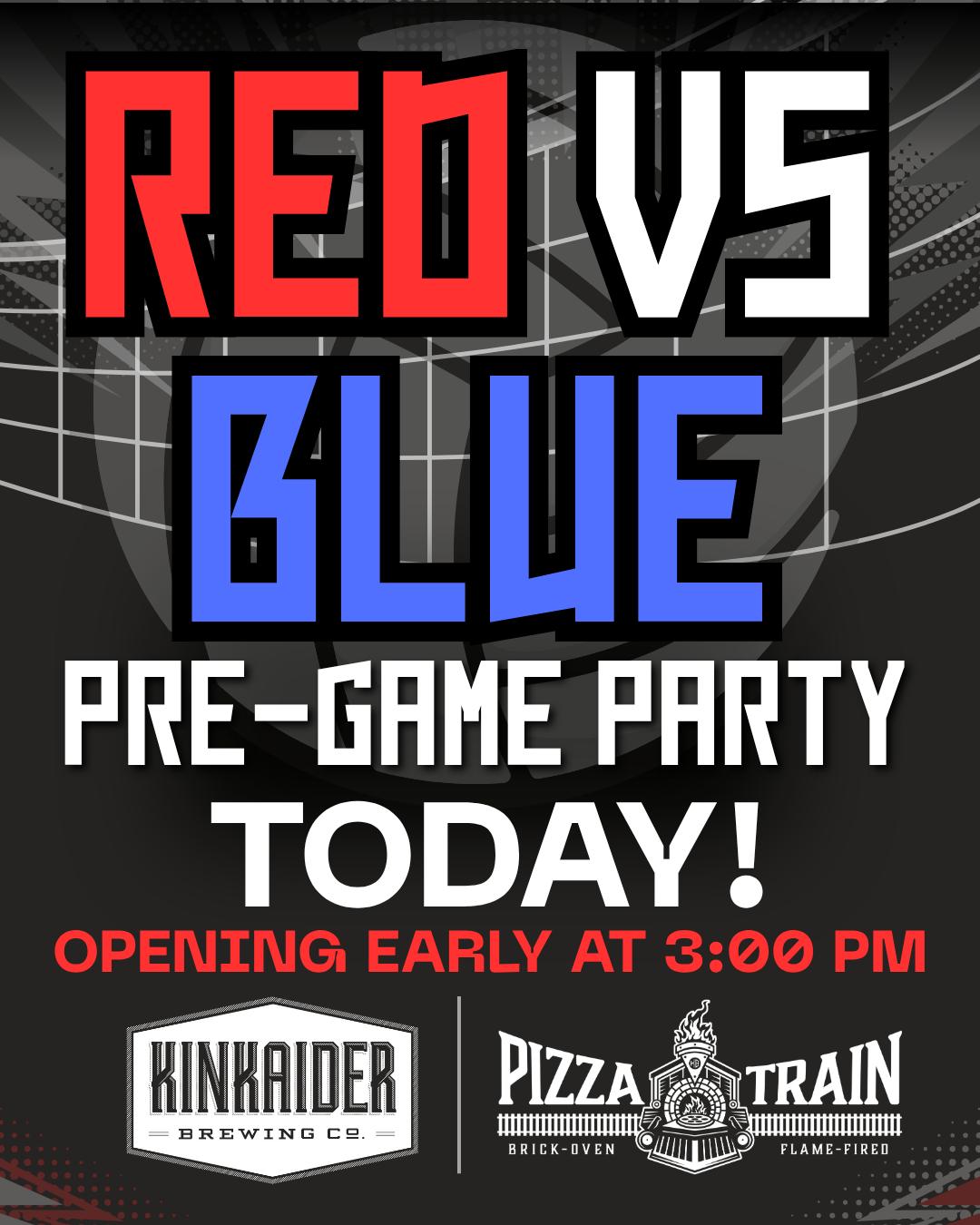 🏐 THE BIG GAME IS HERE! 🔥
One of the biggest in-state rivalries is taking the court tonight, and we’re opening early to get the party started!
Doors open at 3:00 PM — swing by for pre-game beers and pizza before heading to the match, or grab a seat and hang with us as we watch the action all night long. 🍻🍕
Rivalry games just hit different. 👀
So… what are you wearing tonight — RED 🔴 or BLUE 🔵?