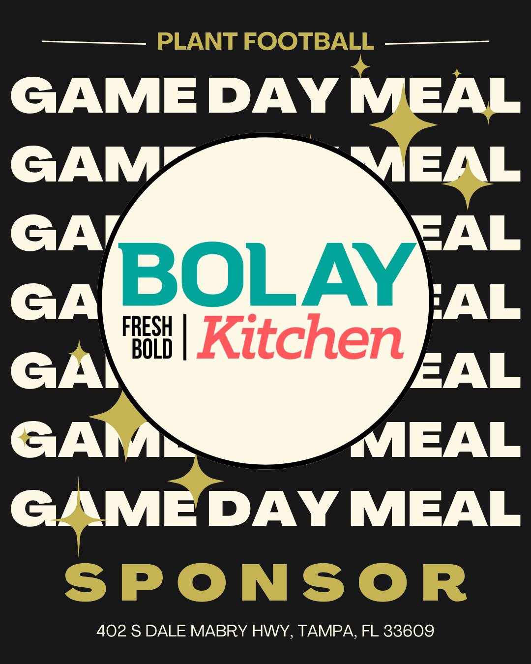 Looking for healthy food or a healthy drive thru close by? Look no further than Bolay Fresh Bold Kitchen. We can count on Bolay to provide the team with a delicious & healthy pregame meal! Visit them at 402 S Dale Mabry Hwy or bolay.com
#plantpantherpartner