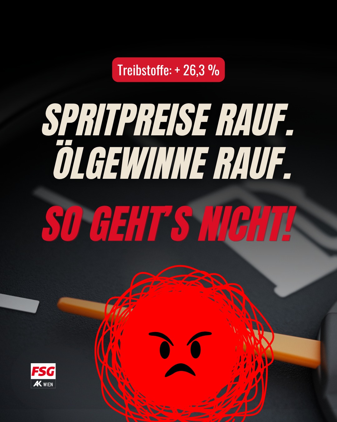 Die Inflation stieg im August auf 3,2 Prozent. Vor allem höhere Treibstoff- und Heizölpreise trieben die Teuerungsrate in die Höhe. Der Dieselpreis hat vielerorts die Marke von 2,20 Euro je Liter überschritten.
Es ist nicht hinnehmbar, dass Menschen an der Zapfsäule zur Kasse gebeten werden, während Ölkonzerne von hohen zusätzlichen Gewinnen profitieren.
Dass politische Eingriffe wirken, zeigt die Senkung der Mehrwertsteuer auf Grundnahrungsmittel von 10 auf 4,9 Prozent: Sie dämpft die Preise und damit auch die Inflation. Deshalb braucht es jetzt ebenso wirksame Maßnahmen beim Sprit und eine Begrenzung der Margen der Ölkonzerne.
Preisbremsen wirken, wenn die Politik entschlossen handelt.