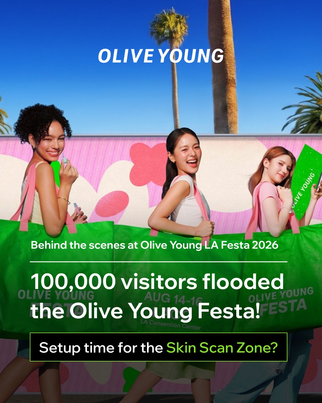 At an LA festa drawing over 100,000 visitors, how long did it take to set up the AI skin analysis zone? 🇺🇸✈️
Anyone who has planned an overseas exhibition or pop-up store knows the drill:
Shipping heavy, fragile diagnostic hardware, untangling complex wiring, and dealing with tedious on-site setups abroad…
At Olive Young Festa LA 2026 (@oliveyoung_global), becon broke the mold entirely.
💡 Why event planners and pop-up teams choose the becon scanner:
1️⃣ True Portability: No bulky crates or specialized freight required. Its compact, handheld design slips neatly into a carry-on, making global travel effortless.
2️⃣ Instant Setup with Just a Tablet & App: Forget complicated equipment. Simply download the becon app from the App Store or Google Play onto any iPad or Galaxy Tab, and you’re ready to run.
3️⃣ Maximum Space Efficiency & Customer Lock-in: The minimalist profile fits seamlessly onto tight pop-up counters or retail displays, delivering an interactive, hands-on diagnostic experience that engages every visitor.
📢 Calling all beauty brand pop-up and flagship store managers:
Elevate your retail counters and pop-up booths with becon’s plug-and-play AI skin analysis solution to drive longer dwell times and higher conversion rates.
👉 Inquiries: Send us a DM on Instagram or visit the link in bio (@becon.official ) for a personalized consultation!
#becon #OliveYoungFesta #OliveYoungLA #PopUpRetail #BeautyBrandMarketing #PopUpStore #AISkinScan #SkinAnalysis #BeautyTech #B2BBeauty #KBeauty