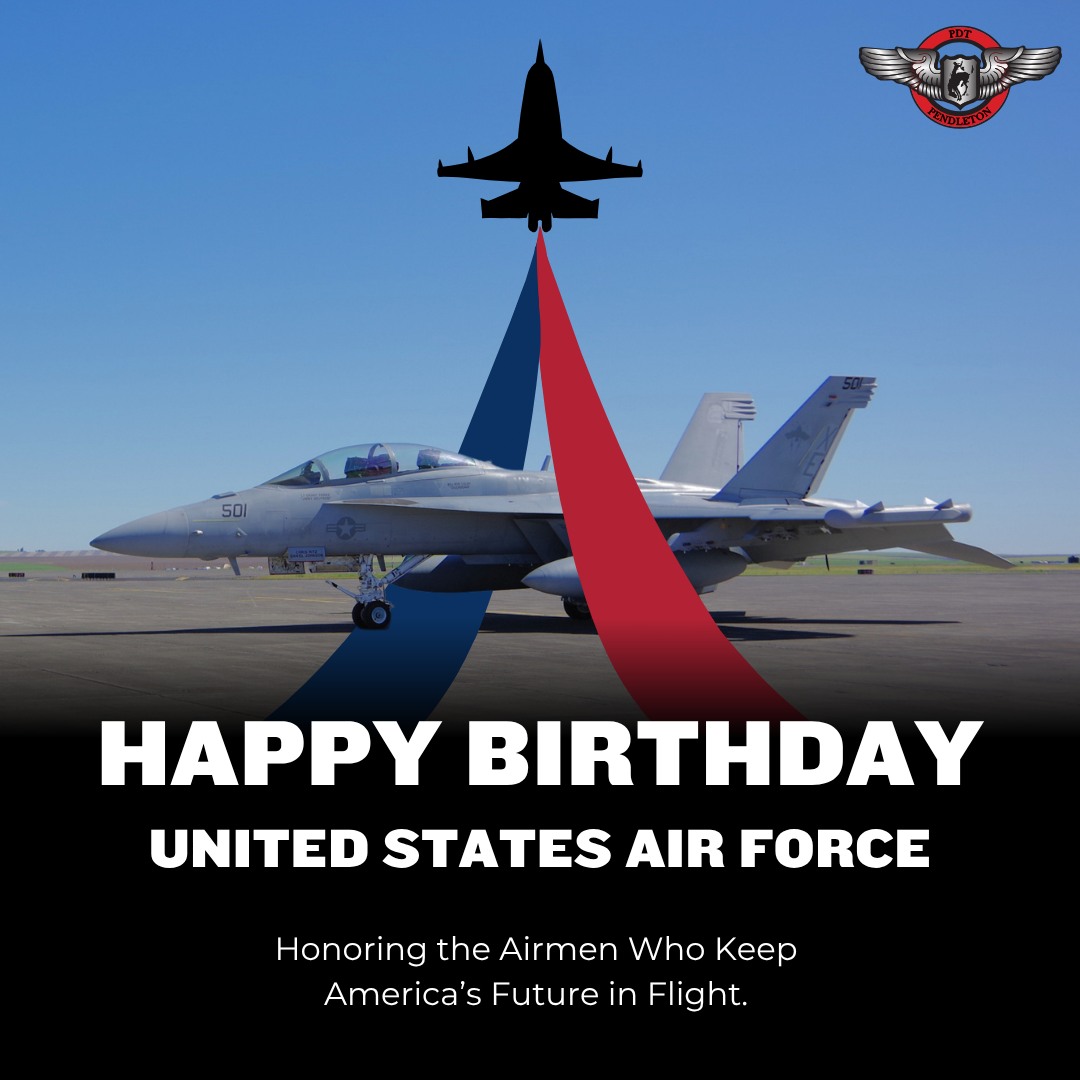 Happy Birthday to the United States Air Force!
We proudly recognize the generations of Airmen who have served our nation with courage, excellence, and an unwavering commitment to the mission.
#AirForce #PendletonAirport