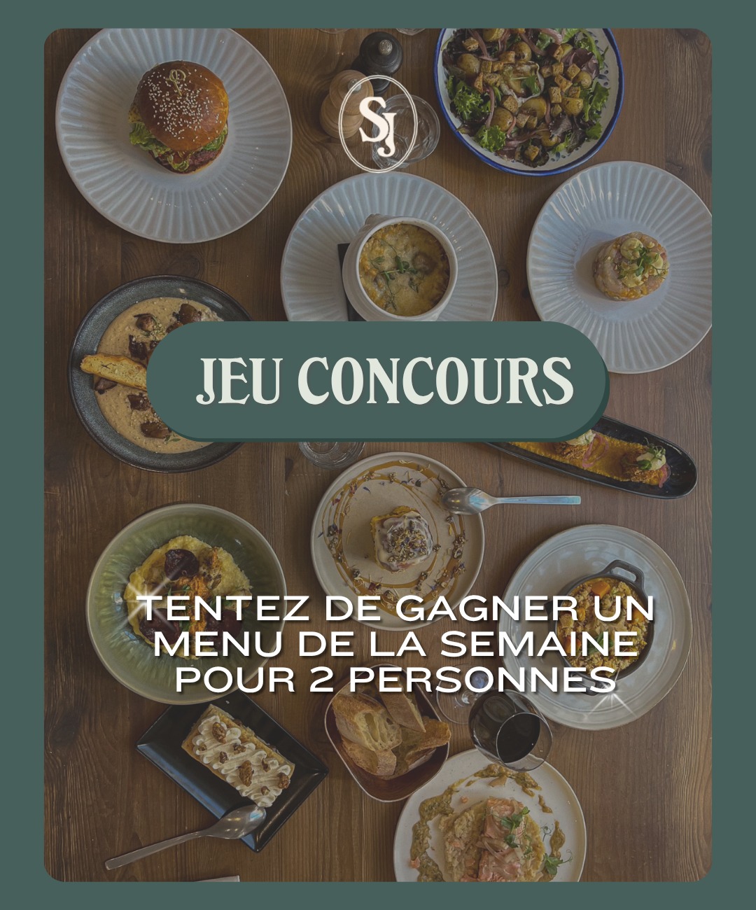 NOUVELLE CARTE, NOUVELLE SAISON… ET UNE SURPRISE POUR VOUS !🍂
Encore quelques jours à patienter avant de découvrir notre nouvelle carte d’automne, qui arrive au Bistrot Le Saint-Jean le 23 septembre… 👀
Alors, pour vous faire patienter comme il se doit, on vous propose déjà de vous mettre à table !
Tentez de gagner : 1 menu de la semaine pour 2 personnes !
Pour tenter votre chance :
• Suivez @lesaintjean_officiel
• Likez cette publication et partagez-la
• Identifiez en commentaire la personne avec qui vous aimeriez découvrir la nouvelle carte
✨ Petit bonus : partagez le concours en story en nous identifiant !
📅 Participation jusqu’au 04/10/2026 à minuit
🎲 Tirage au sort le 06/10/2026
En attendant le 23 septembre… à vous de nous dire avec qui vous viendriez bien goûter tout ça !
Bonne chance à tous !
#BistrotLeSaintJean #MercureBordeauxGare #JeuConcours #NouvelleCarte #CarteAutomne #Bordeaux #RestaurantBordeaux #concoursbordeaux
Concours gratuit sans obligation d’achat. Voir conditions du concours.