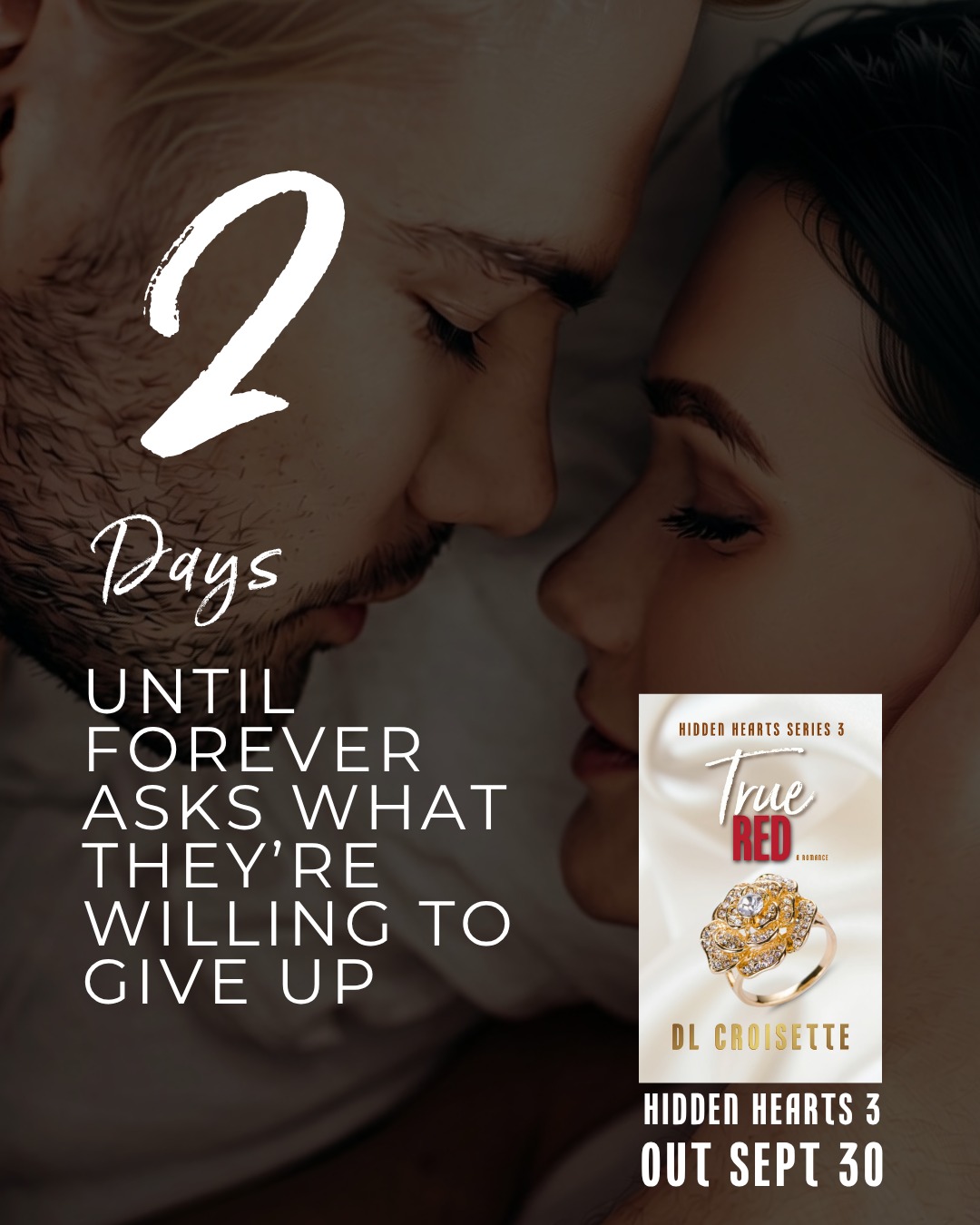 They've survived secrets, heartbreak, distance, and the people who tried to pull them apart. Surely forever is the easy part.
Except Ali is finally discovering where she belongs.
And Sam is finally discovering who he wants to be.
What happens when the futures they've fought so hard to build don't lead to the same place?
True Red, the final chapter in the Hidden Hearts series is out Sept 30th. Read on Kindle Unlimited, Ebook, and Paperback.
#romanceseries #foundfamilyromance #hiddenheartsseries
