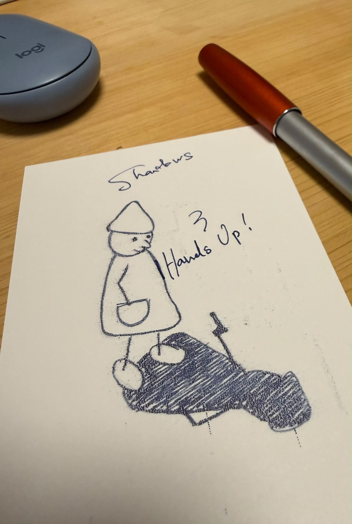 新しい制作方法の確立するための実験
何となくやり方がわかってきたぞ。
上手く行ったらスケッチだけの版画展をやろうかなー
新作 「Hands Up ! 」 (2026)