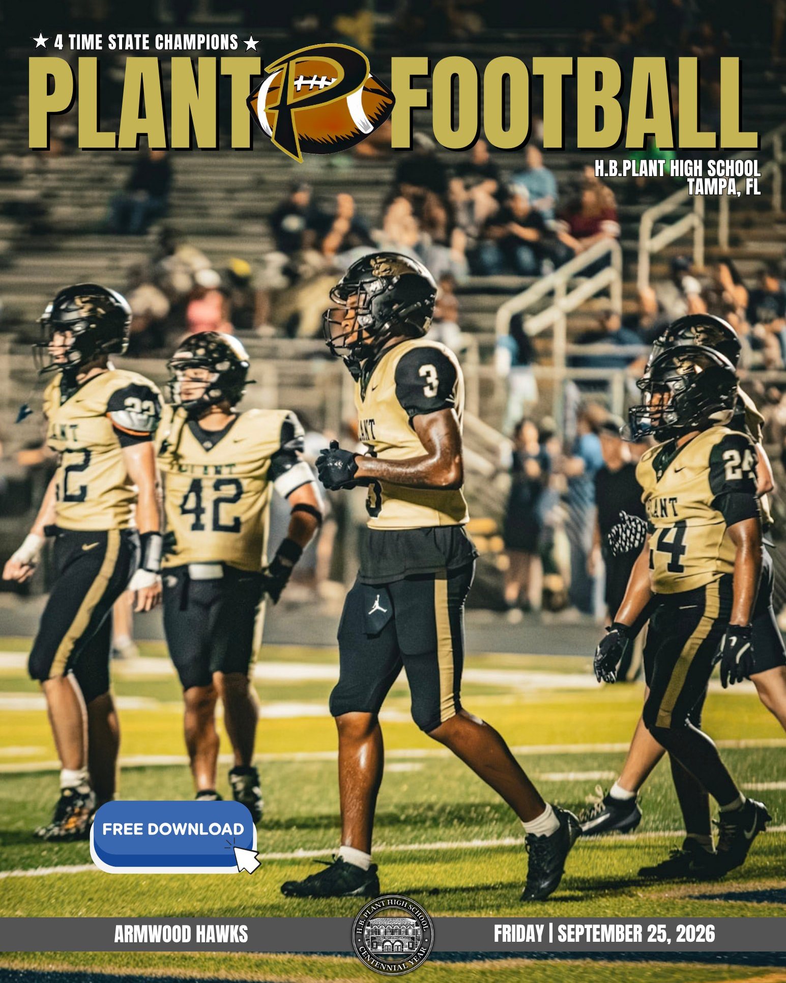 It's game day! Download our free digital program for rosters, schedule, team photos, game stats & more! Thank you to our business sponsors for their generous support!
🔗 https://simplebooklet.com/plantfootball
#plantfootball #11as1