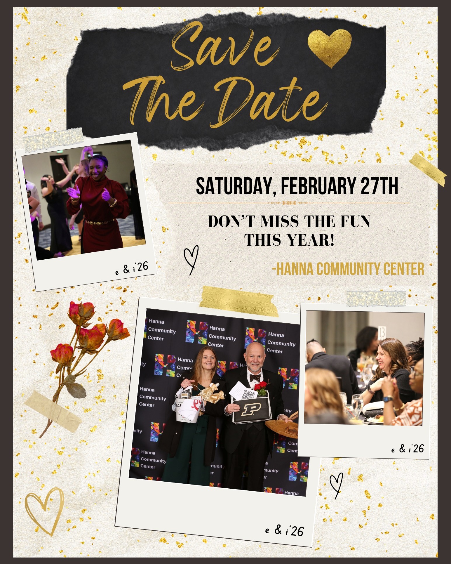 Same mission, new memories. Our Ebony & Ivory Ball will be on Saturday, February 27th at the Marriott!! Come celebrate with us ๐๐ค #hannacommunity
