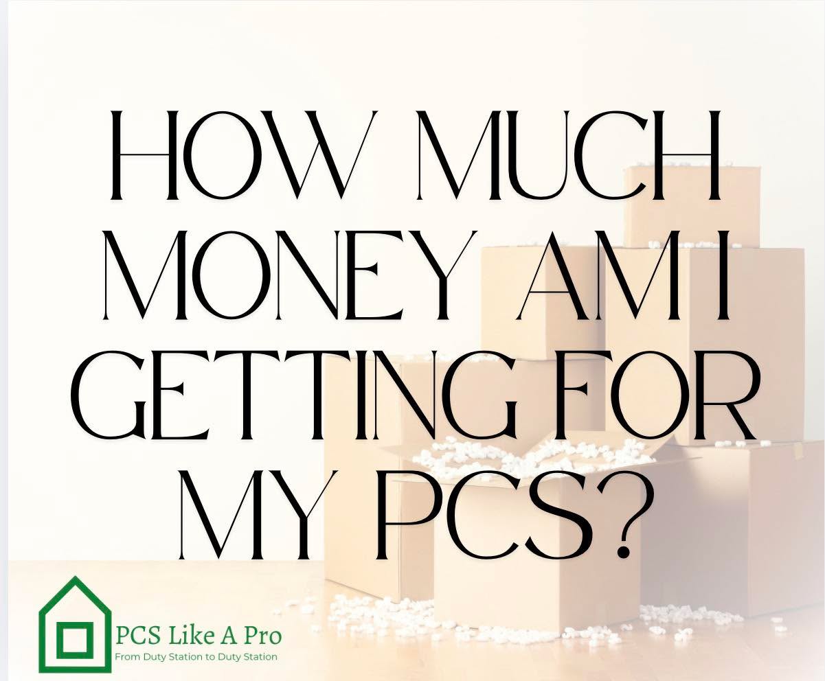 Your PCS money picture may involve several different allowances, reimbursements and payments—and understanding how they fit together matters.
Depending on your move, you may be dealing with things like:
- DLA — Dislocation Allowance
- MALT — mileage reimbursement when using your POV for authorized PCS travel
- Per diem — authorized travel-day lodging, meals and incidental expenses
- TLE/TLA — temporary lodging allowances, depending on your circumstances and location
- PPM incentive payment — if you personally procure all or part of your move
- HHG weight allowance — which can have a major financial impact if you exceed your authorized weight
And here’s where families get tripped up:
Not all PCS money is calculated the same way.
Some payments are allowances.
Some are reimbursements.
Some depend on your authorized travel days.
Some depend on your dependents.
Some require receipts or specific documentation.
And a PPM payment isn’t simply “free money.”
Before you PCS, you should be able to answer:
What am I authorized?
What documentation do I need?
What do I need to claim?
What expenses should I track?
And when should I expect each payment?
Because understanding your PCS entitlements before the move is much easier than trying to reconstruct everything afterward.
Everyone should be sitting down and creating a PCS budget before the move.
#PCSLikeAPro #PCSSeason #MilitaryPCS #MilitaryFamily #MilitaryMoney #DITYMove #PPM #MilitarySpouse