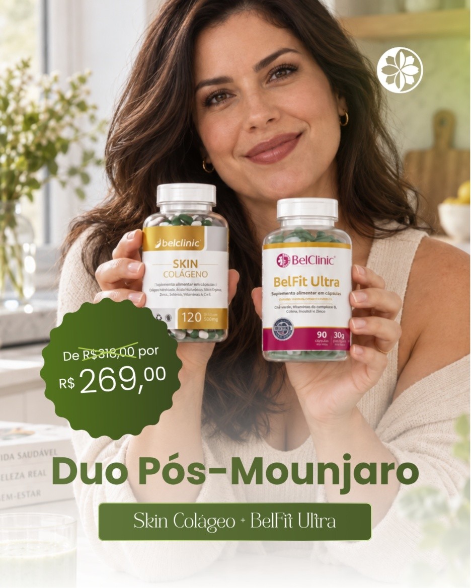 Perder peso é uma conquista, mas cuidar da sua nova fase também faz parte do processo ✨💚
O pós-emagrecimento merece uma rotina de cuidado que ajude você a manter uma aparência saudável, valorizando sua pele e seu bem-estar.
O Duo Pós-Mounjaro foi pensado para complementar esse momento com ativos que fazem parte de uma rotina de autocuidado completa. 🌿
📲 Conheça a combinação ideal para a sua fase pós-emagrecimento.
#posmounjaro #emagrecimentosaudavel #cuidadocomapele #rotinasaudavel #vidasaudavel
