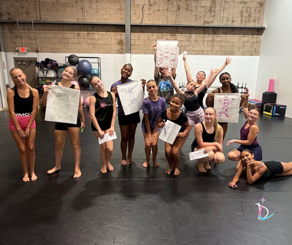 Building strength, improving technique, and learning about the bodies that make it all possible! 💪✨
Miss Nicole’s Plyo & Conditioning class is diving into anatomy while working hard to become stronger, more knowledgeable dancers. Understanding how our bodies move helps us dance smarter! 🩰