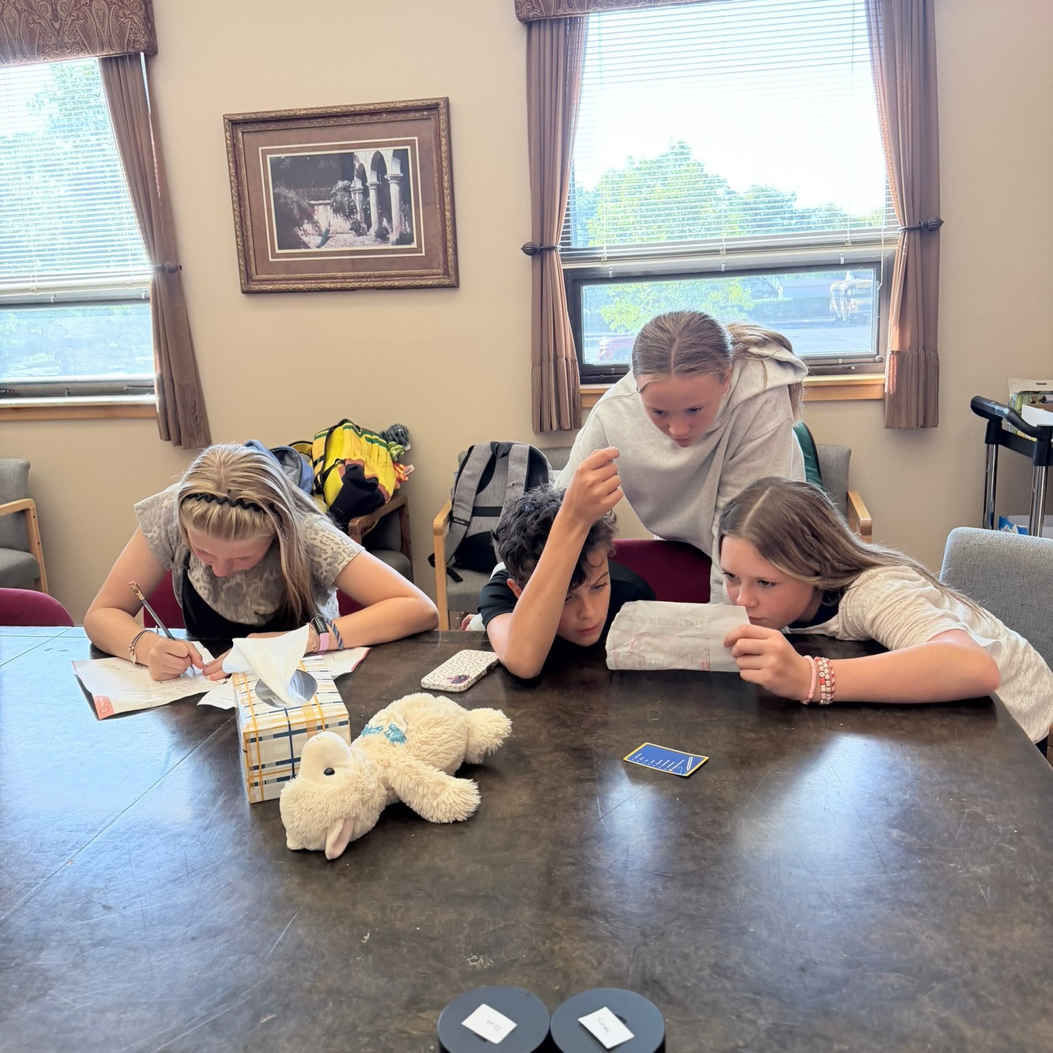 Last night for our Wednesday programming, we had an excellent evening of thought-provoking work, quality play time, and life-changing epiphanies!