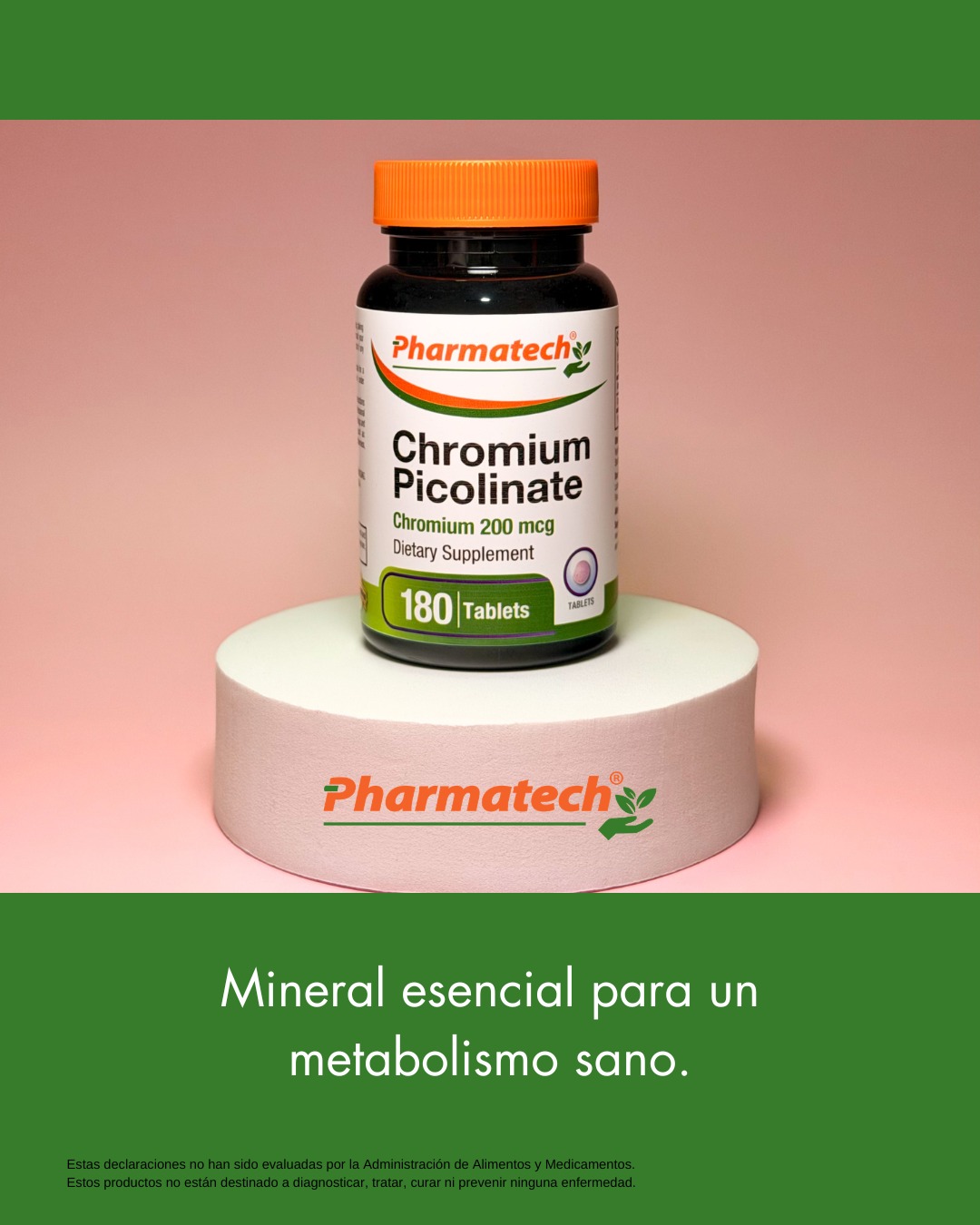 Nuestro cuerpo solo necesita una pequeña cantidad de cromo, pero este desempeña un papel importante en el metabolismo diario.
Favorece el metabolismo de los hidratos de carbono, las grasas y las proteínas como parte del funcionamiento normal del organismo.
Encuéntralo en www.mesientobien.com
Con Pharmatech® me siento bien ✅
Estas declaraciones no han sido evaluadas por la Administración de Alimentos y Medicamentos. Este producto no está destinado a diagnosticar, tratar, curar ni prevenir ninguna enfermedad.
--------------------
Our body only needs a small amount of chromium—but it plays an important role in everyday metabolism.
It helps support the metabolism of carbohydrates, fats, and proteins as part of normal body function.
Find it on www.ifeelgood.us
With Pharmatech® I feel good ✅
**These statements have not been evaluated by the Food and Drug Administration. This product is not intended to diagnose, treat, cure, or prevent any disease.