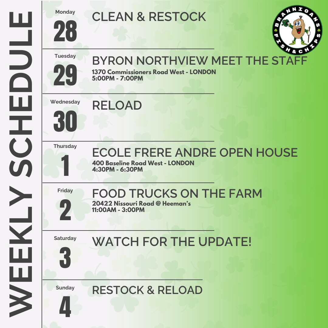 Well THAT was fun - right?!
We are still regrouping after a weekend that truly fills us with so much joy and underscores our why☘
#Western University HOCO followed by #bayfieldvolkfest 💚both events that must be experienced to be appreciated! It's Western students at the window and die-hard lovers of the VW community meeting-up in Bayfield for an epic lovebug-fest ... pure magic!
This week our schedule keeps us a little more local and available to serve and we will look forward to seeing YOU at our window.
Stay safe and yes.... October IS happening this week too.