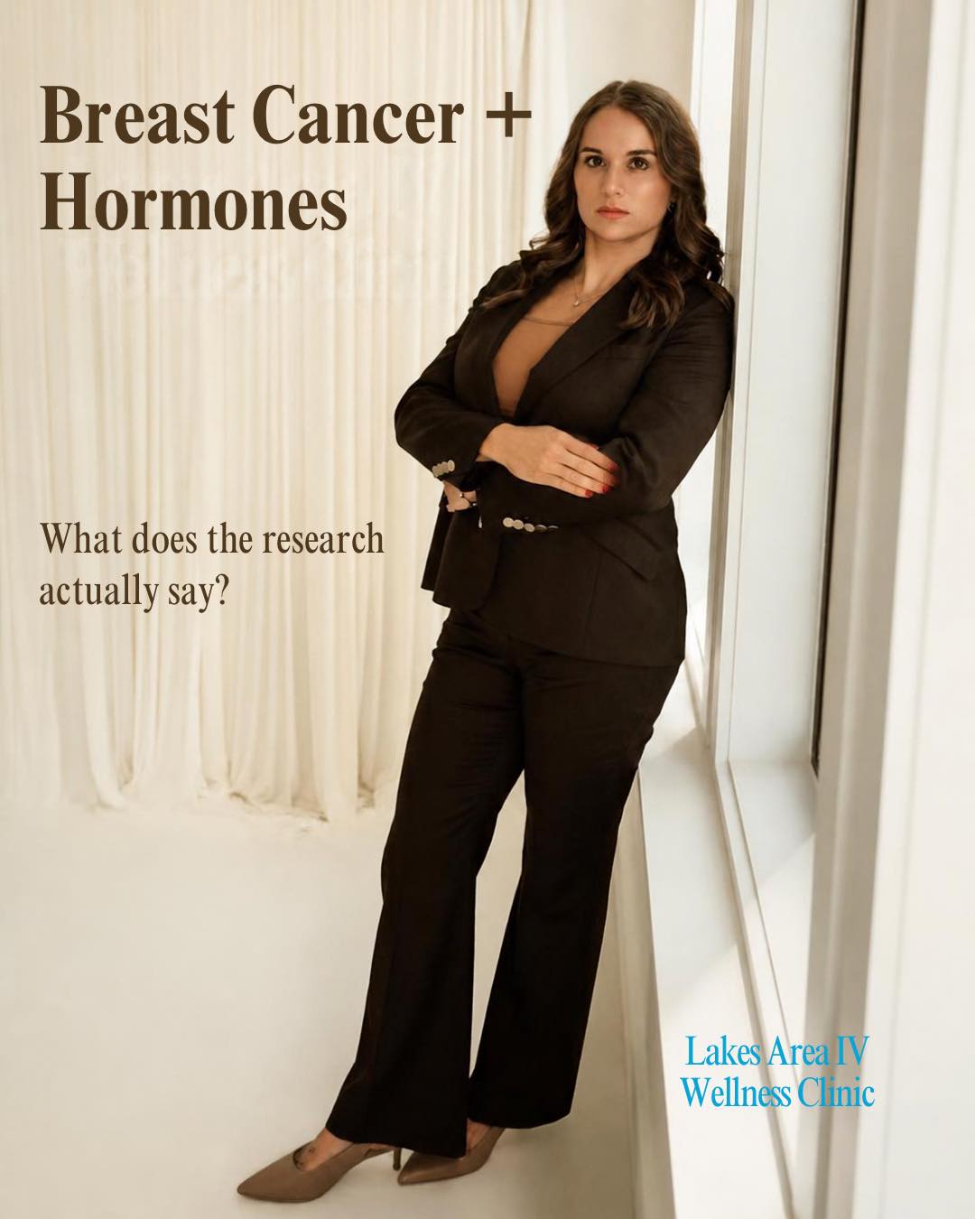 🎀 It’s October—Breast Cancer Awareness Month.
This month, I’m dedicating some of our content at Lakes Area IV Wellness & Aesthetics to educating women about breast health, hormones, and the research behind hormone therapy.
One of the most common questions I hear is:
“Does hormone therapy increase my risk of breast cancer?”
For more than 20 years, much of the conversation surrounding hormone therapy has been shaped by the 2002 Women’s Health Initiative (WHI). But the research—and the long-term follow-up—deserves a closer look.
What I want women to understand:
👉 Not all hormone therapy is the same. The hormone, combination, dose, route, age, and timing matter.
👉 Your personal health history matters. Breast and uterine health, family history, cardiovascular risk, and other factors should all be part of the conversation.
👉 Hormone therapy is not one-size-fits-all. The right decision looks different for every woman.
As a provider, my job isn’t to tell every woman she should—or shouldn’t—use hormone therapy. My job is to educate, explain the evidence, discuss benefits and risks, and help women make informed decisions about their own health.
Throughout October, I’ll be sharing more educational content to help make these conversations easier to understand and grounded in research.
Start by swiping through this carousel ➡️ to see what the WHI actually studied and what the long-term follow-up found.
Women deserve to understand their options. Knowledge gives us a better place to start the conversation.
For educational purposes only. Individual treatment decisions should be discussed with your healthcare provider.
#BreastCancerAwareness #HormoneHealth #MenopauseEducation #WomensHealth #lakesareaivwellnessclinic