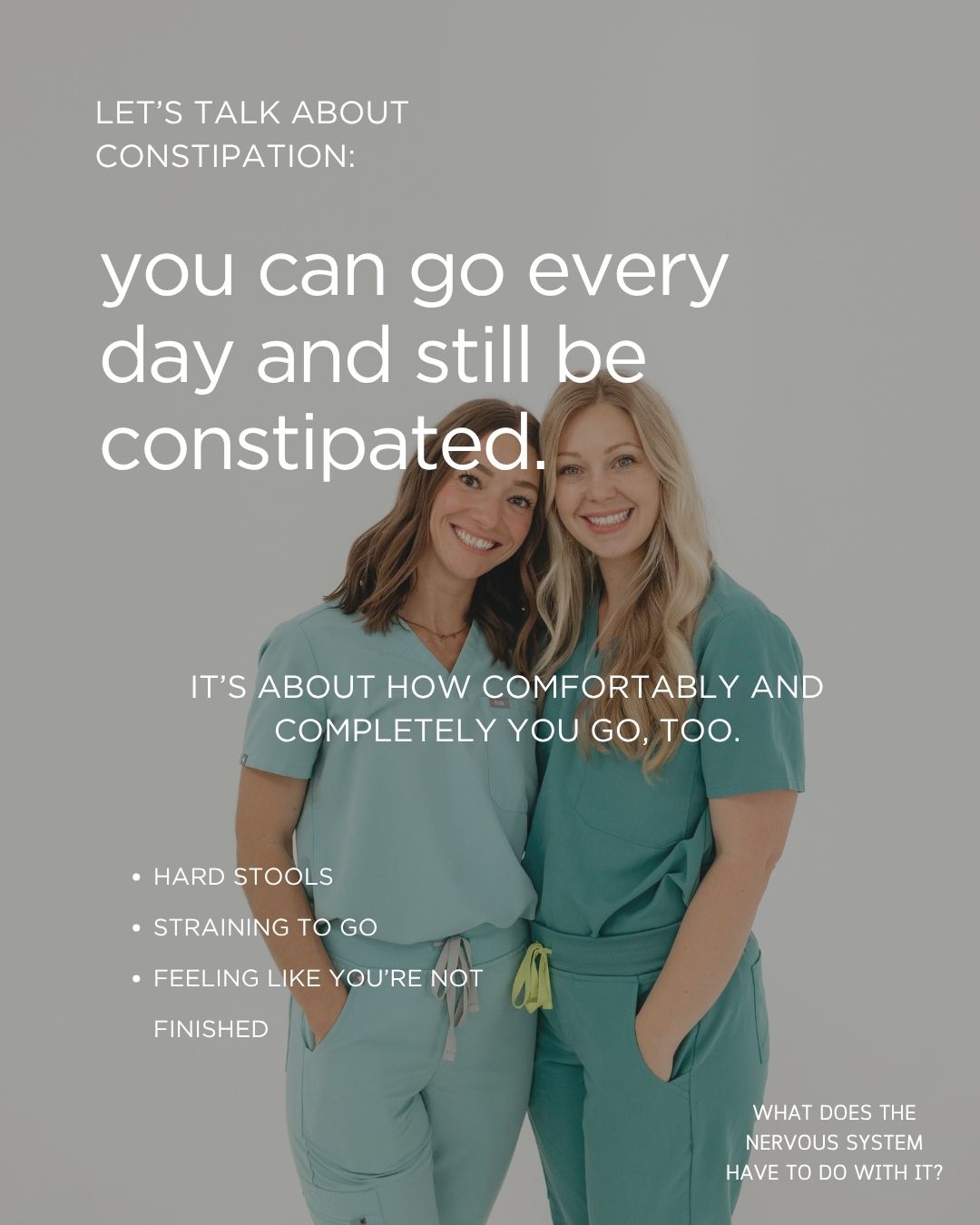 “But I went to the bathroom today… so I can’t be constipated, right?” 💩😅
Not necessarily!
Constipation doesn’t always mean going days without a bowel movement. It can also look like:
💩 Hard or uncomfortable stools
💩 Straining or spending forever in the bathroom
💩 Feeling like you’re not completely finished
💩 Frequent bloating or belly discomfort
💩 Kids avoiding the bathroom, withholding, or doing the infamous potty dance
Water, fiber, movement, and nutrition absolutely matter. But there’s another piece of the digestion puzzle we love talking about: the **brain-gut connection.** 🧠✨
Your digestive system and nervous system are constantly communicating. Stress, changes in routine, travel, sleep, and other factors can influence gut function, which is one reason bathroom habits sometimes seem to change even when your diet hasn’t.
Chiropractic care doesn’t treat constipation, but our nervous-system-focused approach is designed to support overall nervous system function as part of whole-body wellness.
So if bathroom struggles have become a regular occurrence for you or your little one, don’t ignore what their body may be telling you. 🤍
#YoungLifeChiropractic #PediatricChiropractic #FamilyChiropractic #NervousSystemHealth #BrainGutConnection #GutHealth #DigestiveHealth #Constipation #KidsGutHealth #PediatricWellness #NervousSystemRegulation #WholeBodyWellness #OKCMoms #OKCParents #OKCChiropractor #OklahomaCityChiropractor #LiveYoungFromTheInsideOut