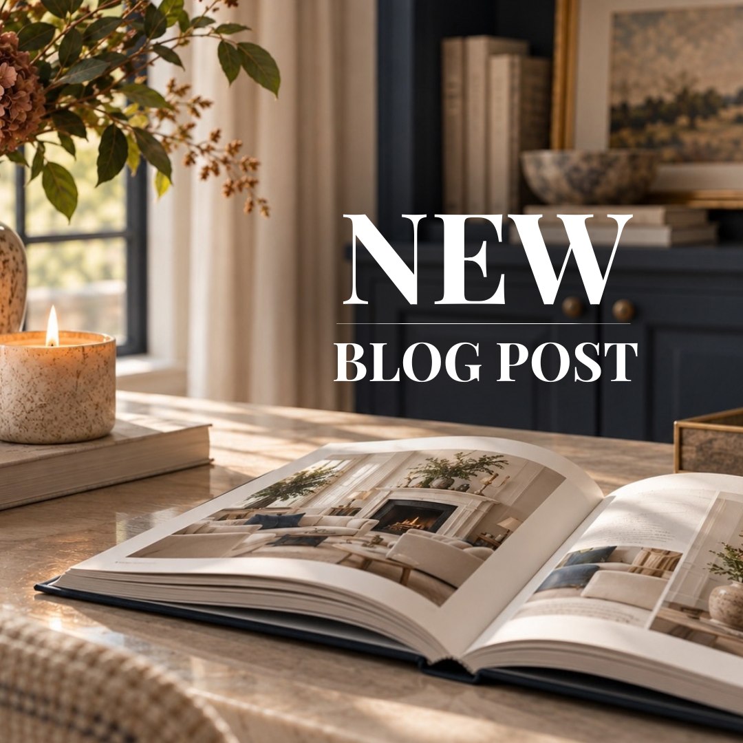 Before you decide your room needs something new… try looking at what you already have a little differently. 🤍
Sometimes the biggest change comes from rearranging the furniture, moving art from one room to another, styling smaller pieces together, swapping a few accents, or even taking something away. And yes, sometimes you really do need the new rug, lamp, or piece of art, but taking a fresh look first helps you figure out what the room actually needs instead of simply adding more.
Our newest blog is all about rethinking before replacing and creating a home that feels refreshed without starting over every time.
Head on over to the website!