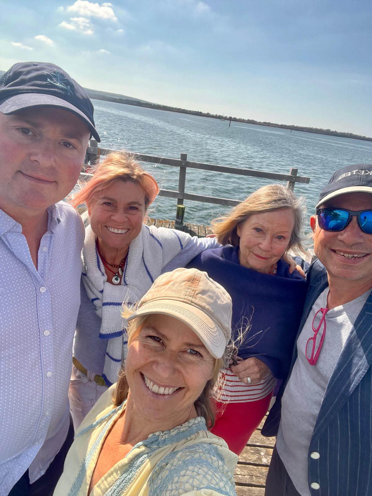 Saying goodbye to Dad at Goathorn Point into the sea where he loved to sail 🙏🫂❤️a very special beautiful day together