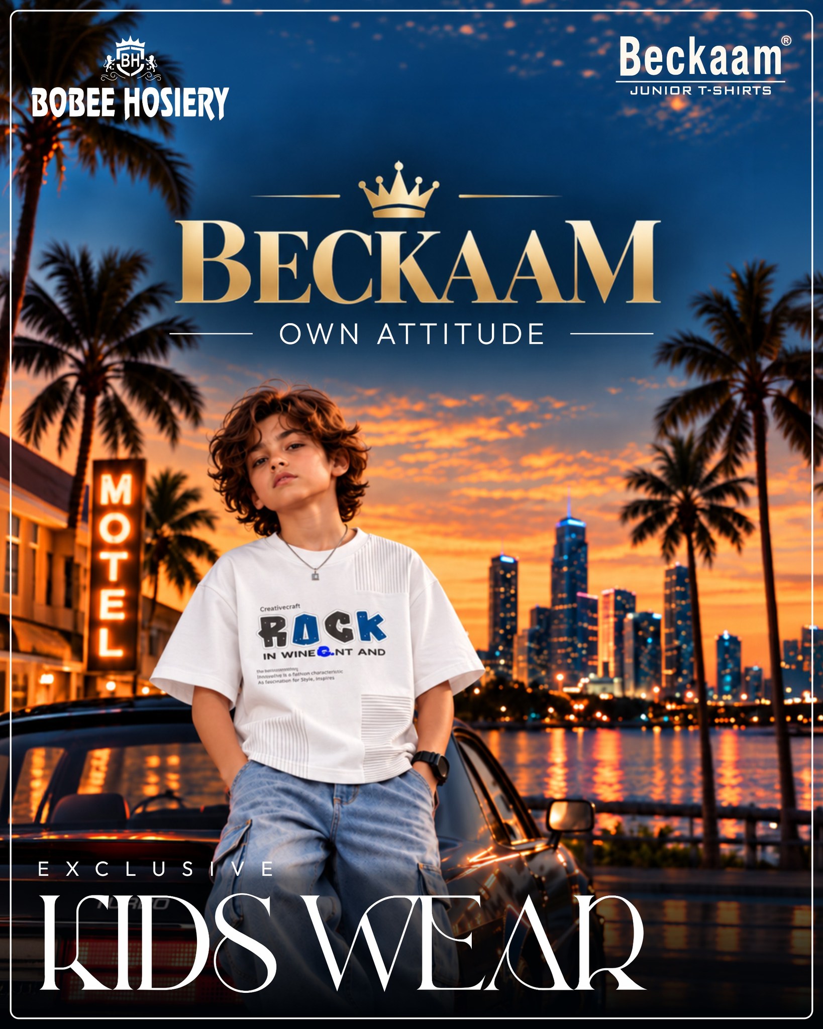 Own your attitude, express your style, and stand out effortlessly. Beckaam Junior T-Shirts bring bold designs, everyday comfort, and confident vibes for young trendsetters who love making every look their own. ✨
#BobeeHosiery #boysfashion #boyskidswear #littleboystyle #stylishboys #kidsoutfit #kidsfashionstyle
#kidsfashionindia #indiankidswear #kidswearindia #indiankidsfashion #kidsfashion #kidswear #boysfashion #boyskidswear #littleboystyle #stylishboys
