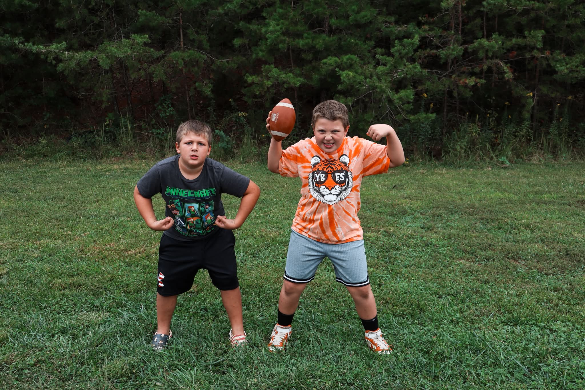 The Bash Brothers 🏈💪
One of their coaches started calling these two “The Bash Brothers”… and I’m pretty sure the name is going to stick. 😂
Brothers, teammates, best buddies (sometimes), and probably each other’s biggest competition.
They bring the energy, the toughness, and plenty of chaos wherever they go. 🧡
I have a feeling we’ll be hearing…
“The Bash Brothers” for a long time. 🏈🔥