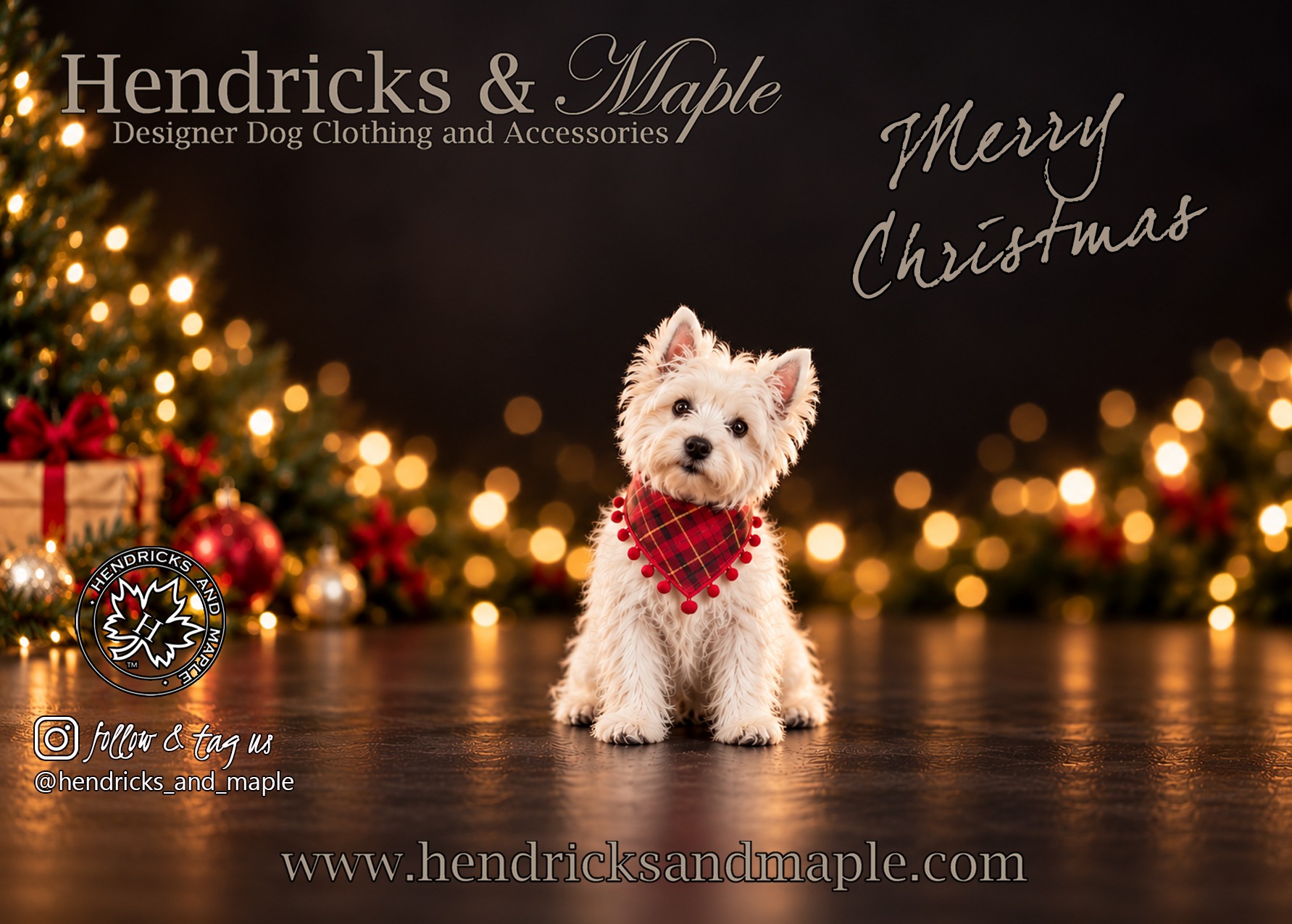 Let's be honest, half the Christmas cards in a dog lover's house are signed by the dog. 🎄
So we made one worth signing. Meet our Merry Christmas Gift Postcard, featuring one very festive Westie. Sending a Hendricks and Maple gift straight to someone you love this Christmas? Add a Gift Postcard to your order with your own personal message, and we'll print it on the back and tuck it in with their present, so it arrives with your personal touch, anywhere in the world.
Add one to your order at
www.hendricksandmaple.com
only $2. 🐾
#hendricksandmaple #doglovergifts #dogloverstagram #westiebestie #dogmum