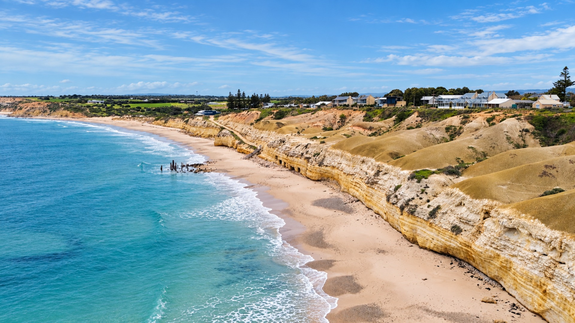South Australia's coast, from above. 🌊
A different perspective on the coastline we call home.
From rugged cliffs and sandy beaches to shifting sandbars and coastal waters, South Australia's coastline is shaped by the constant interaction of land and sea.
These coastal environments are more than stunning landscapes. They support diverse marine ecosystems and play an important role in the health of our oceans.
At AusOcean, we're working to better understand and protect the marine environments beneath these beautiful waters.
.
.
.
.
.
.
.
.
#AusOcean #SouthAustralia #SACoast #CoastalScience #MarineConservation #OceanScience #SouthAustralianCoast #MarineEcosystems #OceanResearch #DronePhotography #ProtectOurOceans #CoastalEnvironments