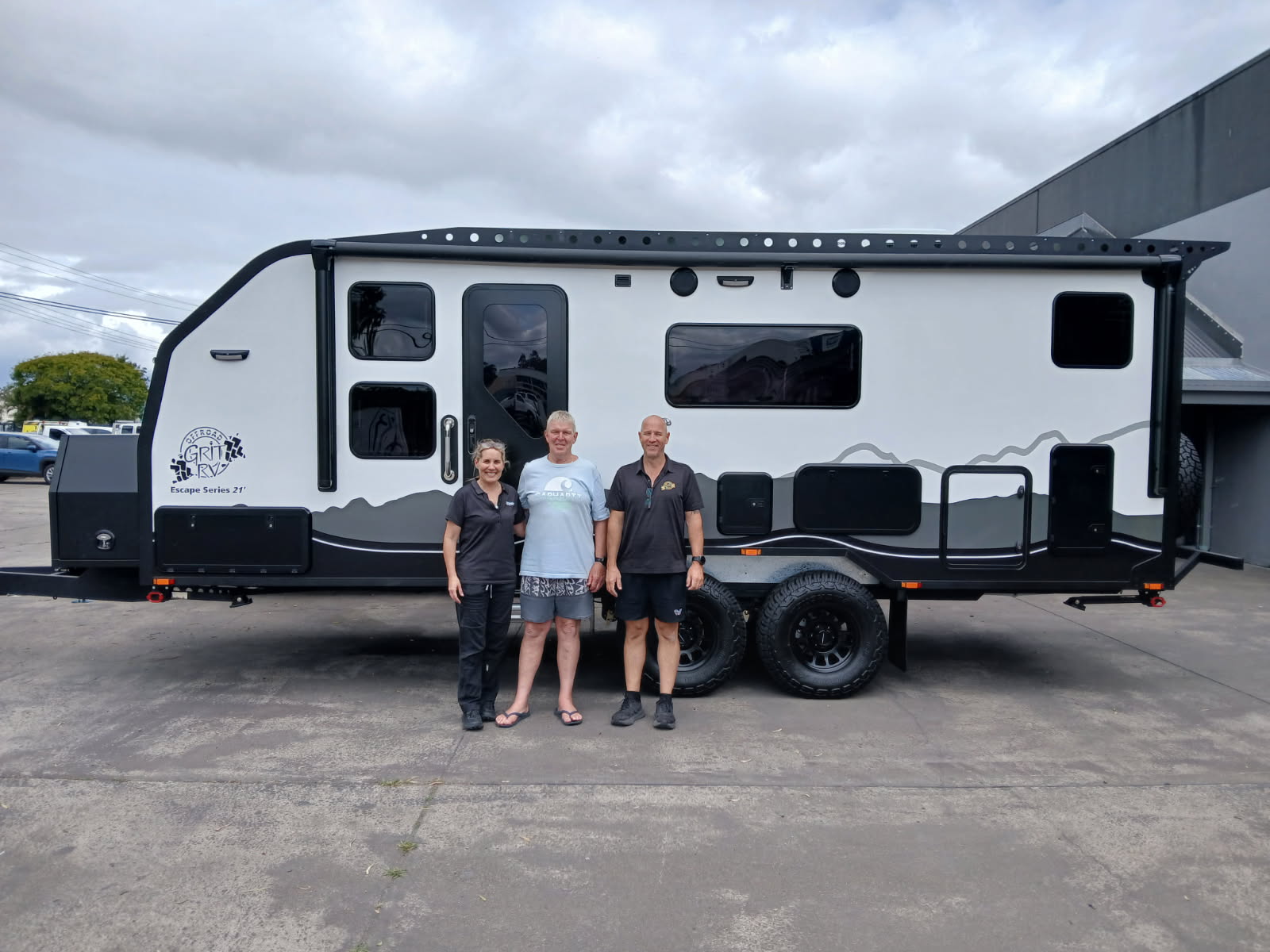 This one is a little extra special! 🙌
After a longer wait than originally planned due to some health challenges along the way, we finally got to welcome Peter back to OGRV to collect his new van!
We’ve been looking forward to this handover for quite some time, and it was great to finally see Peter here, getting the rundown and preparing to hit the road in his new Offroad Grit RV.
Peter and Kym, from all of us at OGRV, congratulations on the new van! We hope there are plenty of kilometres, incredible destinations and good times ahead.
Wake Up Somewhere Different!