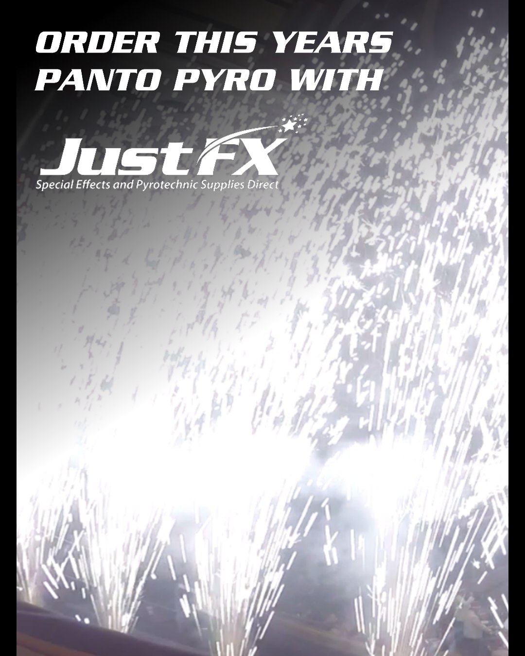 PANTO PYRO! 🔥💥
Stock up now for the upcoming pantomime season and make your show truly magical! ✨
From flashes and bangs to dazzling stage effects, Just FX can supply the pyrotechnics you need to bring every “He’s behind you!” moment to life.
Our experienced pyro techs are on hand to talk through your requirements and help you choose the perfect effects for your production.
@lemaitreltd DISTRIBUTION
As an official UK distributor for Le Maitre, Just FX can supply their complete range of professional pyrotechnics, smoke and haze products, fluids, hardware and special effects equipment.
Whether you’re looking for pyro for pantomime, theatre, touring, live events or installations, we can help you choose the right products for your production and provide everything you need from the full Le Maitre range.
🔥 Pyrotechnic orders can currently have a lead time of up to 4 weeks, which will only increase as we get closer to panto season!
GET YOUR PANTO PYRO ORDERS IN EARLY!
#Pyro #Pyrotechnics #Panto #LeMaitre