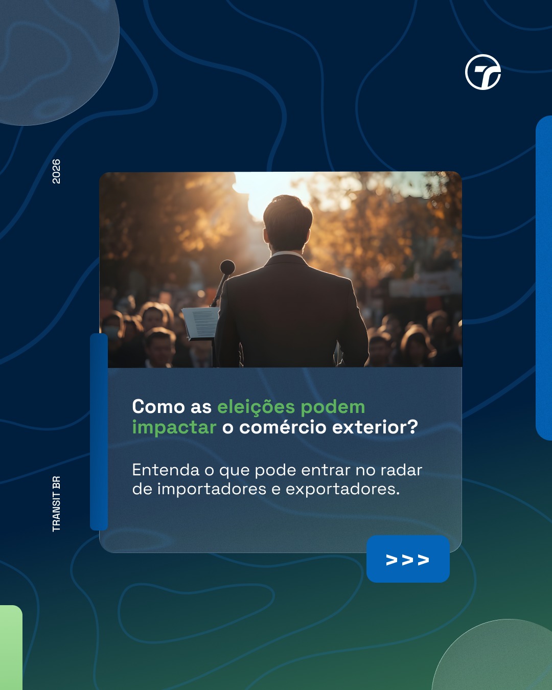 As eleições não interrompem o comércio exterior, mas podem colocar algumas variáveis ainda mais no radar de quem importa e exporta.
Câmbio, política econômica, infraestrutura, regulamentações e relações comerciais internacionais são alguns dos fatores que merecem acompanhamento nesse período.
Na logística internacional, não se trata de prever o que vai acontecer, mas de estar atento aos cenários e preparado para avaliar possíveis reflexos em cada operação.
A Transit BR acompanha o mercado de perto para apoiar um planejamento logístico mais estratégico e informado.
#TransitBR #ComércioExterior #Comex #LogísticaInternacional #Importação #Exportação #Logística