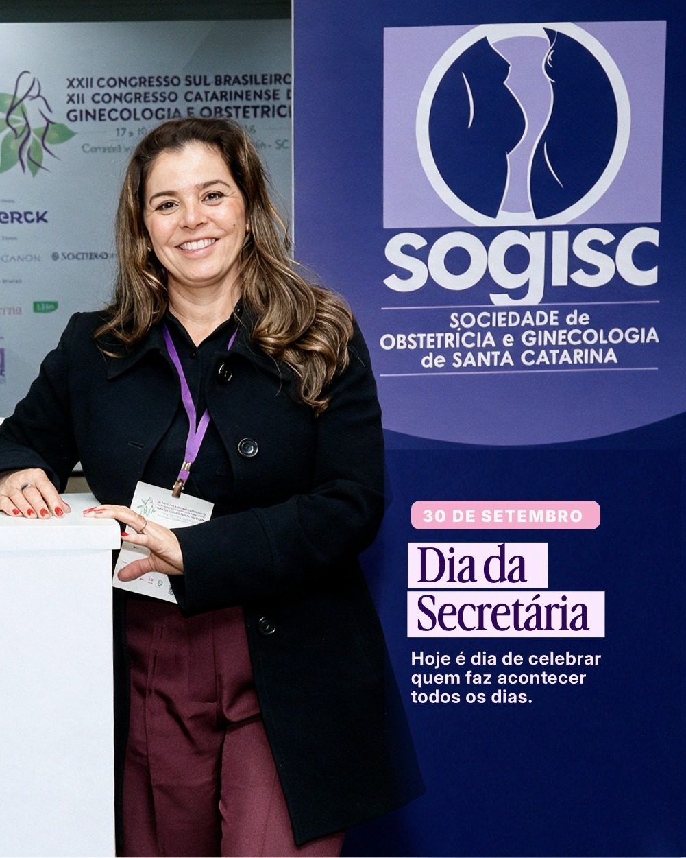 Hoje é dia de celebrar quem transforma dedicação em cuidado, organização em tranquilidade e acolhimento em presença.
Neste Dia da Secretária, nossa homenagem especial à @erinea_matos que está sempre disposta a ajudar, acolher e encontrar caminhos para resolver. Com sua atenção aos detalhes, gentileza e disponibilidade, faz a diferença na rotina da SOGISC e na vida de todos que têm o privilégio de contar com ela.
Neia, nosso carinho e reconhecimento por tudo o que você representa para nós. 💐
Feliz Dia da Secretária!
Com carinho, SOGISC.
#Sogisc #DiadaSecretária