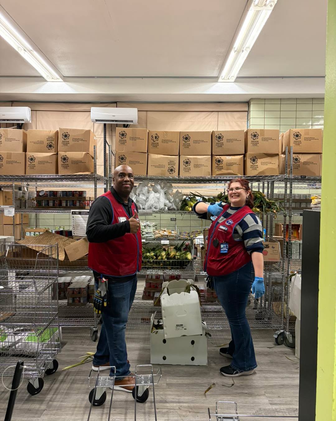 Today we’re mixing a little red with the blue and yellow…
Thank you so much to the amazing volunteers from Lowe’s who are currently in the building for Lowe’s Red Vest Day! Their team, per usual, is rolling up their sleeves to help with projects around the school!
This marks yet another chapter in an ongoing partnership that is making a meaningful difference at 10155. As you may remember, thanks to a $50,000 Lowe’s Community Impact Grant, we’re in the process of transforming two existing spaces into a new Welcome Center and Community Closet.
From investing in these projects to showing up to work alongside us, Lowe’s is helping bring our vision to life.
Our endless gratitude and appreciation to Lowe’s and every volunteer joining us today—for believing and investing in our school and the Southeast Side community. #HowLowesHelps 🛠️ ❤️💙💛