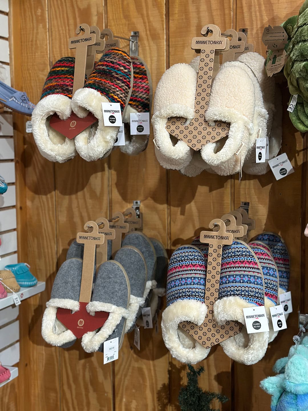 Welcome to October! Time to cozy up for fall with some Minnetonka Slippers!