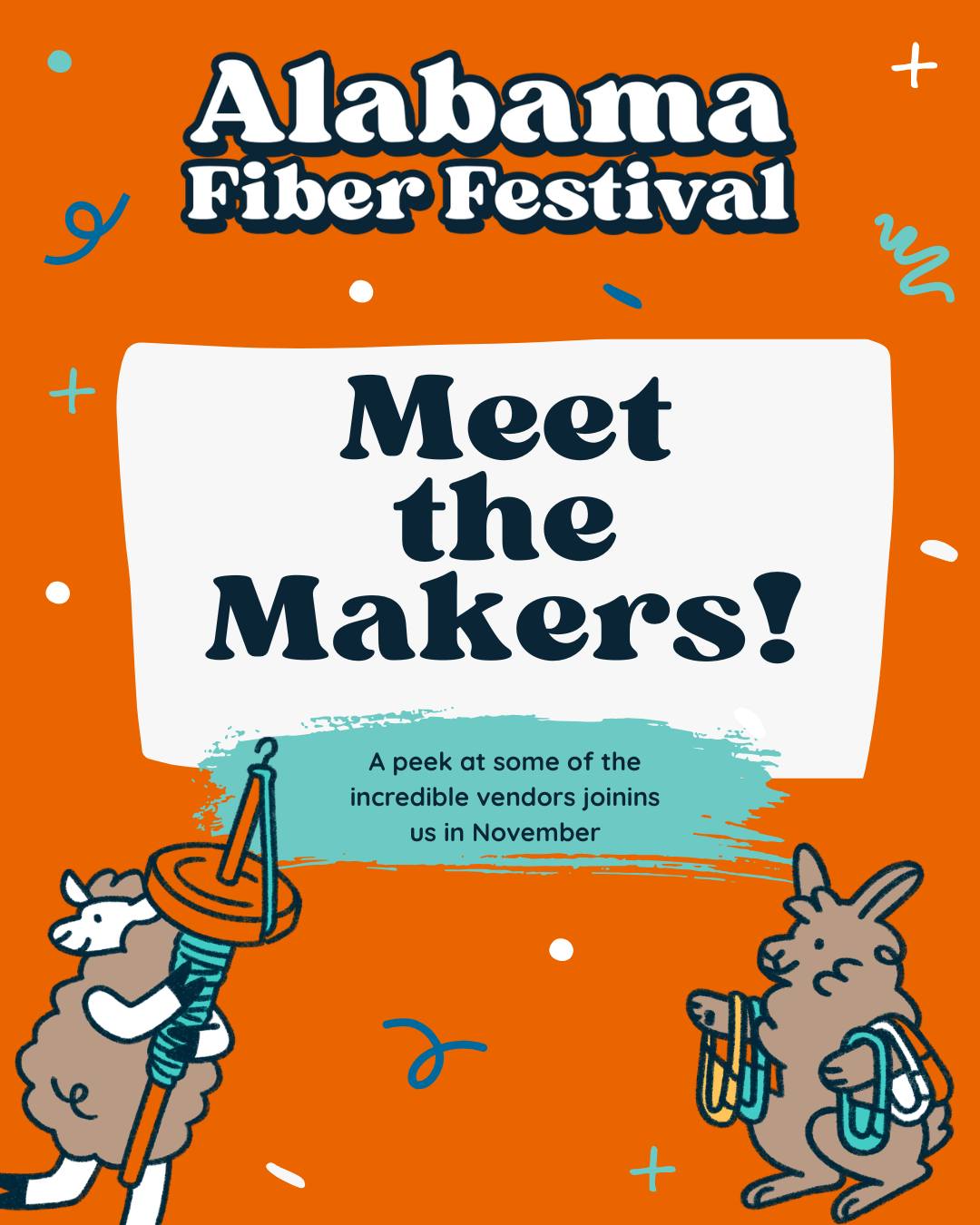 We’re kicking off our 2026 vendor spotlights with six of the amazing makers joining us at Alabama Fiber Festival this November at @cahababrewing!
This round features:
🧶 @papercraneyarns
🧶 @yarnadventuretruck
🧶The Soapy Ewe
🧶Doggone Good Bags & Yarn
🧶 @swancityyarns
🧶 Coosa Valley Arts
Start making your shopping list now, because this is only the beginning!
See the full vendor lineup at alfiberfest.com/vendors
---
📅 Dates: Friday, November 13 - Saturday, November
14, 2026
⏰ Festival Hours: 9 AM - 5 PM each day
📍 Location: Cahaba Brewing, 4500 5th Ave S BuildingC, Birmingham, AL 35222
#alfiberfest #alabamafiberfestival #fiberarts
#comingsoon #market #fiberfestival #alfiberarts
#alfiberartsfoundation #alabamafiberarts
