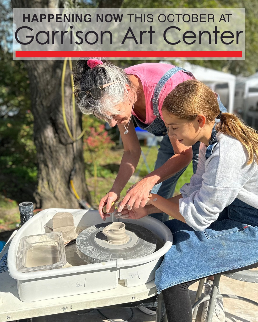 HAPPENING NOW at Garrison Art Center: Garrison Craft; Artist Talks; Exhibition Closing; Exhibition Opening; Fall Classes, including filmmaking and more!
To learn more, click the link in our Instagram bio or click here: https://www.garrisonartcenter.org/
Image: Pottery Demos at Garrison Craft are always fun! Can't wait for this weekend!
#GarrisonArtCenter #HudsonValley #HudsonValleyNY #HappeningNowatGAC #HudsonValley #Craft #ArtintheHudsonValley #WhatsHappeningInTheHudsonValley #ContemporaryArt #PrintmakingExhibition #prints #potteryclasses #SusanStover #JingXu #Filmmaking #Sculpture #FallClasses @hudsonvalley #desmondfishpubliclibrary #ArtistTalk #MyHVConnect