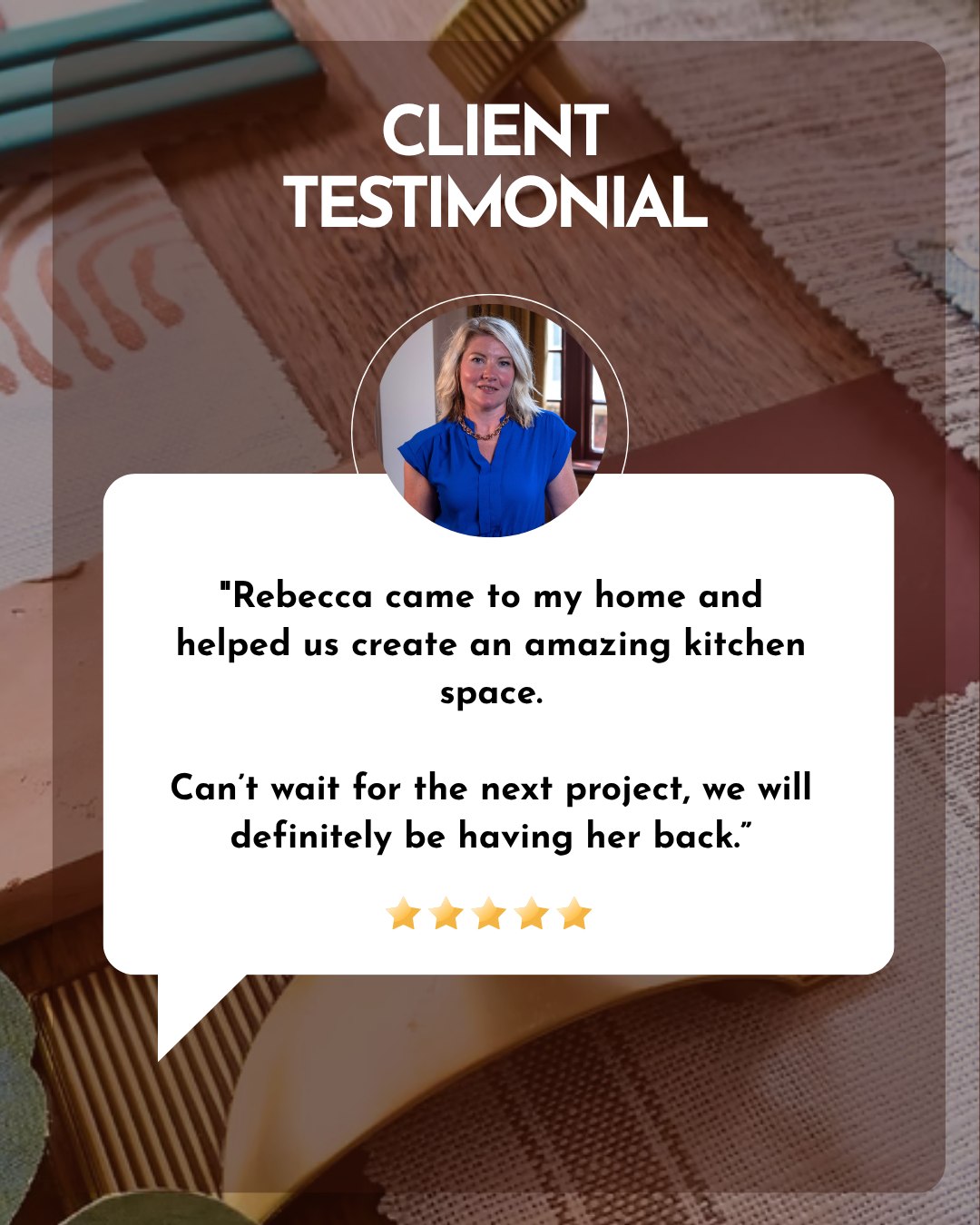 When a client says you’ve put your “heart and soul” into their home, that means a lot. But when they finish by saying they can’t wait for the next project, that’s the bit that really made me smile…
“Rebecca came to my home and helped us create an amazing kitchen space. She was very knowledgeable and created a 3D design to enable us to see the ideas in our own home.
She uses colour, natural light and texture to really bring the space to life. Rebecca is always at the end of the phone/email to answer any questions regarding the project - we had plenty!
We felt Rebecca put her heart and soul into creating the space and she will do everything she can to take on your ideas and do her best to make them work in the best way.
Can’t wait for the next project, we will definitely be having her back.”
#BaileyAndCo #InteriorDesign #InteriorDesigner #InteriorStyling #HomeDesign #HomeInteriors #InteriorInspiration #BeautifulHomes #HomeTransformation #DesignedForLiving #ClientTestimonial