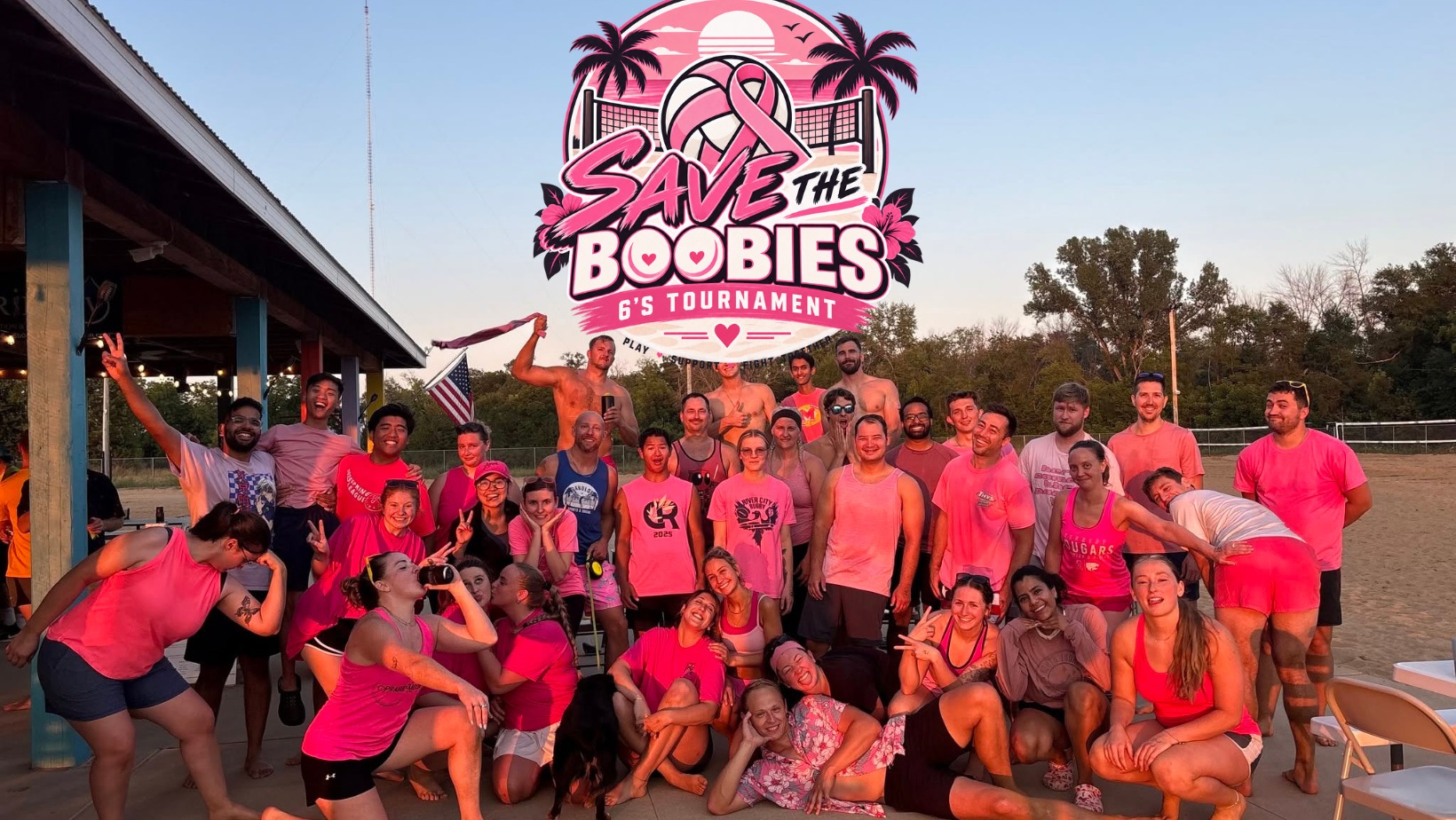 Wow 🥳 you guys showed up for Breast Cancer! We have raised about $3300 so far and couldn't be more proud of our players! 🩷 The tournament check in starts at 6:00 and we are accepting walk ins & will help to put free agent teams together.
Thank you guys for the support and we can't wait to see all 250 of you rocking pink for the boobies! 🍒