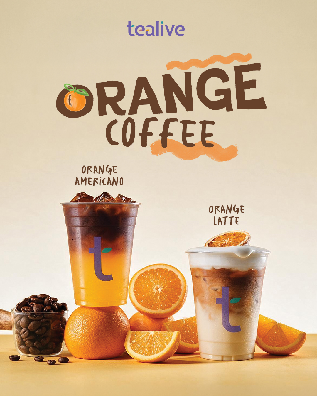 Tealive Orange Coffee is here! 🍊☕
Fresh sips, weekly surprises 🎁 October just got more exciting!
🍊 1–8 Oct: Orange Americano at RM3.99 via walk-in & App.
🍊 1–29 Oct: 📱 Buy Orange Americano and get a Lucky Ticket for a chance to win an iPhone Duo!
🍊 From 9 Oct: RM1 OFF before 11am, exclusively on the App.
🍊 3–4 & 10–11 Oct: Play on the App from 12–3pm for a chance to redeem a FREE drink!
🍊 From 9 Oct: Buy 2 Orange Coffee drinks and get a FREE keychain.
🍊 From 16 Oct: Buy 2 Orange Coffee drinks and get a FREE orange coaster.
📍Tealive. Basement, Lot B11A
Save the dates. Sip, play & win! 🧡
APP is Always Better.
T&Cs apply. Free gifts while stocks last.
#Tealive #OrangeCoffee #OrangeAmericano #OrangeLatte #TealiveMalaysia