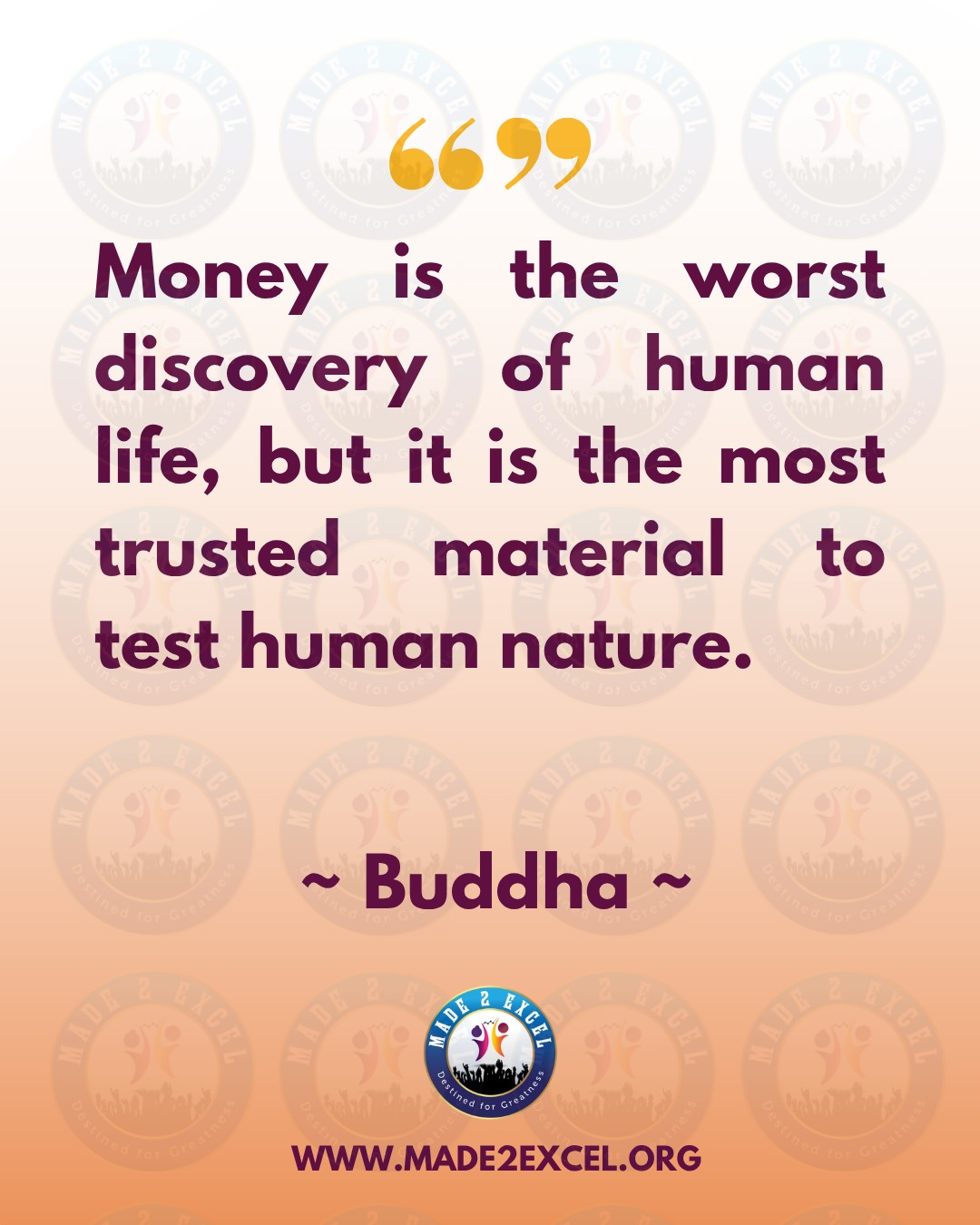 💰 “Money is the worst discovery of human life, but it is the most trusted material to test human nature.”
— Buddha
Money can reveal more than how much we earn—it can reveal our habits, priorities, discipline, values, and the choices we make when given financial freedom. 🧠💵
For young people, learning how to handle money wisely isn’t just about becoming wealthy. It’s about developing the character and knowledge to make responsible decisions with what you have.
Start building healthy financial habits today:
📚 Learn before you spend.
💳 Practice responsible financial choices.
💰 Save for your goals and unexpected needs.
🧠 Understand your financial habits.
📈 Learn how to grow what you have.
🎯 Make choices that align with your future goals.
✨ Money is a tool. How you use it can say a lot about the person you’re becoming.
Don’t let money control your choices. Learn to understand it, manage it, and use it intentionally to create greater opportunities for yourself and others.
👉 Start learning. Start growing. Start making smarter financial choices today!
Follow MADE2Excel for financial literacy, personal growth, entrepreneurship, and practical inspiration designed to help young people build a stronger and brighter future. 🌟
#YouthEmpowerment #MoneyMindset #FinancialLiteracy #FinancialEducation #SmartMoneyMoves #MoneyHabits #PersonalGrowth #YoungEntrepreneurs #YouthInBusiness #FinancialConfidence #BuildYourFuture #StartYoung #FinancialIndependence #MADE2ExcelChicago