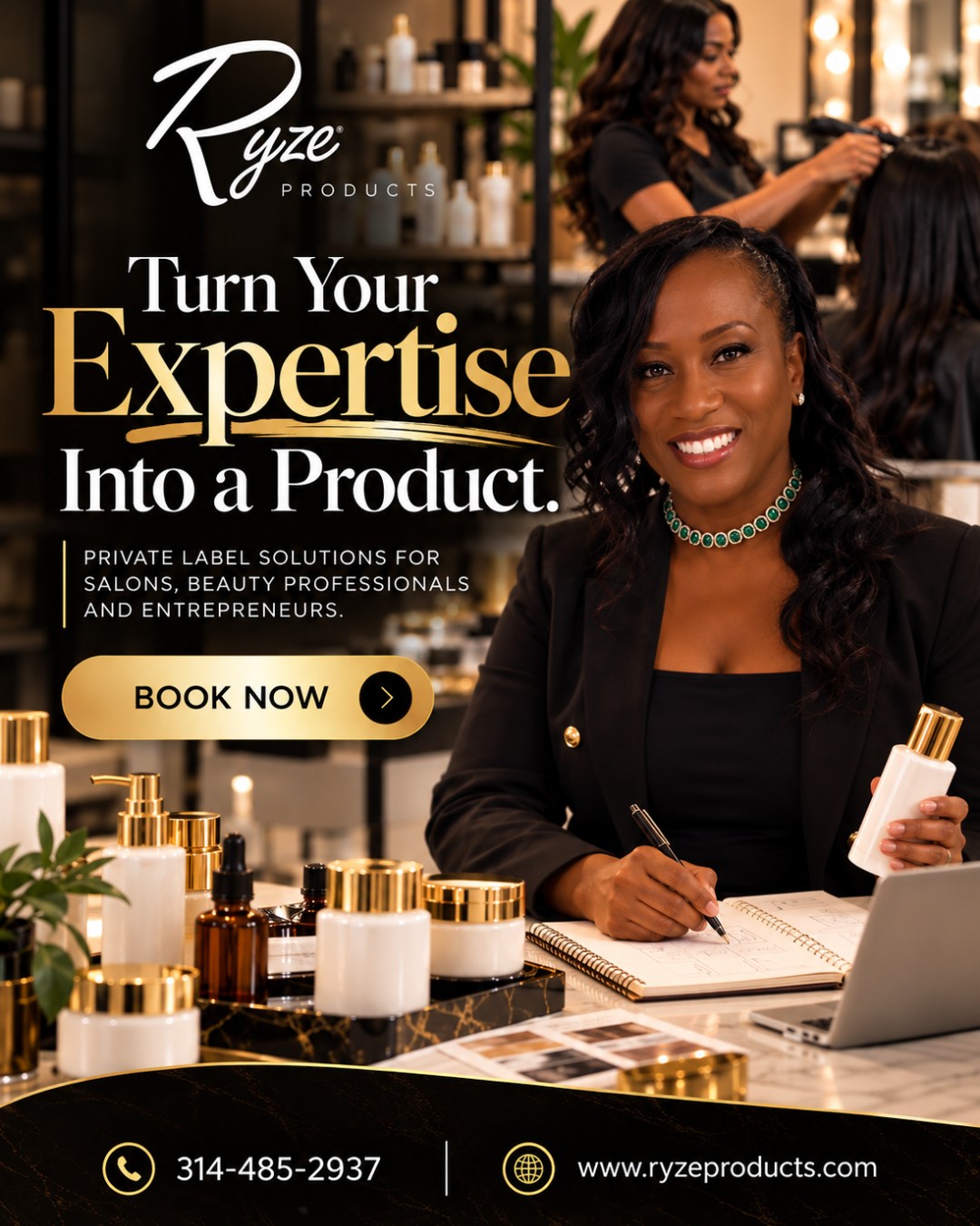 Your expertise already has value. Why stop at the service when you can turn it into a product? ✨
Take what you know, put your name on it, and build a beauty brand that reflects your expertise. From concept to finished product, Ryze Products provides private label solutions designed for salons, beauty professionals, and entrepreneurs. 🖤✨
💡 Your knowledge. Your formula. Your brand.
Ready to turn your expertise into something you can sell?
📞 314-485-2937
🌐 ryzeproducts.com
#RyzeProducts
#PrivateLabelBeauty
#BeautyEntrepreneur
#BuildYourBrand
#BeautyBusiness
#SalonOwner
#ProductDevelopment
#PrivateLabel
#BeautyBrand
#Entrepreneurship