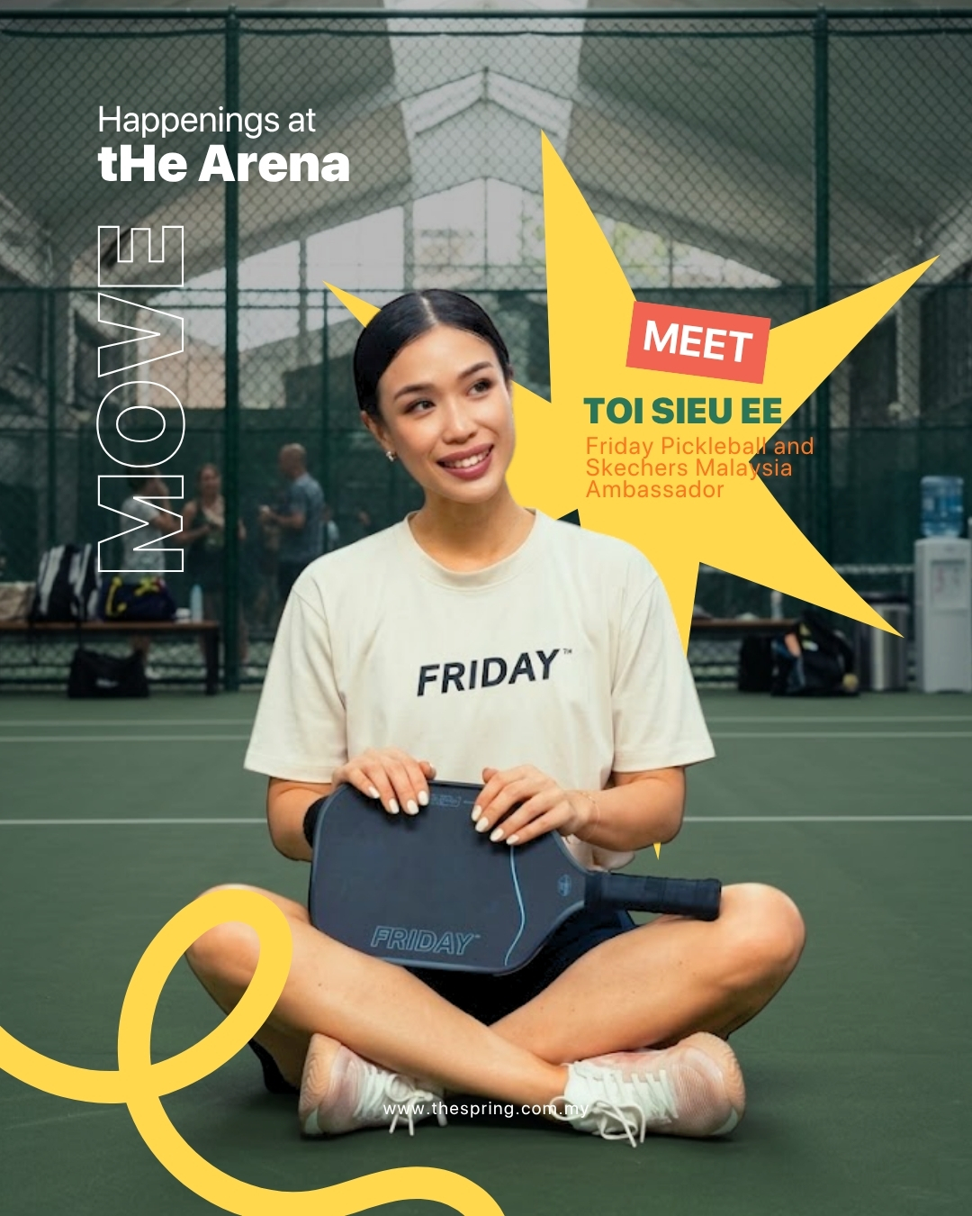 10 pairs of Skechers. 1 court. Your best shot. 🏆
Join Skills Showdown for fun, open-level challenges, or step up to King & Queen of the Court for fast, winner-stays-on singles. FRIDAY paddles are provided, and @toi.pickleball is your host.
📍tHe Arena, tHe Spring Kuching
Date: 12th OCT 2026
Time: 2 - 4PM (Session 1), 7 - 9PM (Session 2)
#thespringkch #thebrightsideproject
