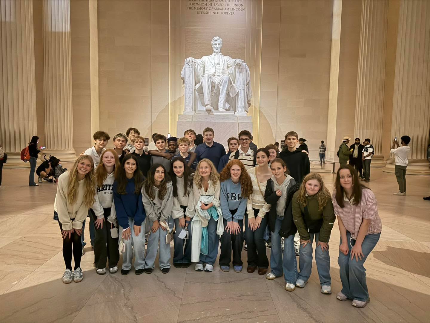 ๐บ๐ธ DC Trip | Day 2! ๐บ๐ธ
What a day for our 8th graders! From Mass at The Basilica of the National Shrine of the Immaculate Conception to standing beneath the Lincoln Memorial, our Bulldogs spent the day learning, exploring, reflecting, and making memories throughout our nationโs capital.
Todayโs highlights included:
โข Mass at The Basilica of the National Shrine of the Immaculate Conception
โข Visiting STM alumni and touring Georgetown University- thank you to Emma (STM โ21) and Catie (STM โ19)
โข Exploring the National Museum of American History
โข Visiting the Smithsonian National Museum of African American History and Culture
โข Reflecting at the Korean War Memorial
โข Visiting the Vietnam Veterans Memorial
โข Taking in the history and significance of the Lincoln Memorial
So much history, faith, courage, and inspiration packed into one unforgettable day! We are so proud of our 8th graders and canโt wait to see what tomorrow brings!
#stmsmallandmighty #alwaysabulldog #DCTrip #STM8thGrade #stmpdx #pdx #stthomasmorecatholicschool #k8school #8thgrade #Bulldogs #K8Education #STMBulldogs #catholicschool #catholicschoolportland #classof2027 #washingtondc #DC #usa