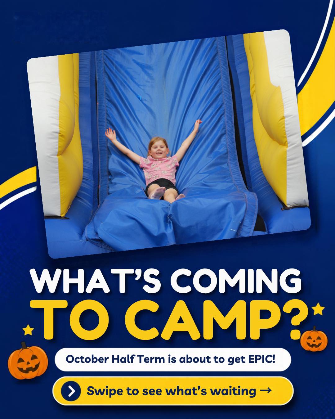 ๐ October Half Term is comingโฆ and itโs going to be EPIC!
Looking for an action-packed October half term for your child?
Our Prestige Mega Activity Camps are back this October, packed with an amazing mix of activities, challenges, sports and plenty of surprises!
โฝ Multi Sports
๐จ Arts & Crafts
๐Inflatable Fun
๐๏ธ Go-Karts & Scooters
๐ซ Nerf & Laser Tag
๐ Spooky Surprises โ
๐งฉ Team Challenges
๐ And SO much more!
๐
26thโ30th October
โฐ 9:00amโ3:30pm
๐ง Ages 5โ12
๐ช Extended days available
๐ Haverhill โข Dullingham โข Linton โข Soham โข Great Yeldham โข Sudbury
Whether your child loves sport, getting creative, racing around, competing with friends or simply having funโฆ there really is something for everyone!
๐ Donโt miss out this October half term!
๐ Book your place today:
www.prestigeSportsDevelopment.com
๐ต๐