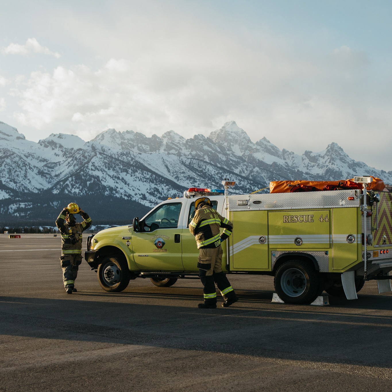Meet the Fleet: Rescue 44 🚒
Stationed at Station 4, this rescue truck serves the rural areas of Moran and Buffalo Valley, responding to approximately 80% of the Station's calls.
This repurposed 2002 Ford F-550 has had quite the career. Rescue 44 started out at Station 7 as a Type 6 Wildland Brush Truck before being converted to a rescue and relocated to Station 4.
Today, it's a Swiss Army knife on wheels. It's compact size and 4x4 chassis make it well suited for the narrow, steep roads, whether it's summer or winter. The rescue carries medical and Basic Life Support supplies, emergency lighting, vehicle extrication tools like the Jaws of Life, stabilization equipment, cribbing, saws, hand tools, ladders, low-angle rescue rope kits, and hazmat response supplies. Having the right equipment ready to go matters when help may need to travel a long way.
And while Rescue 44 often responds first to rescue calls, it also has another important role. When the fire truck heads out first, Rescue 44 gives volunteers a safe, marked vehicle with the equipment and capabilities they need to get to the scene and join the response.
After more than two decades of service, a replacement was ordered in June 2025. The new 2025 F-550 will maintain Rescue 44's current capabilities while adding improved safety features, increased scene lighting, and more storage space. Check out the blueprints for what's coming next!
Photo courtesy of @sarahdeemarco
#supportfirstresponders #communitycare #jacksonhole #jhfireems #tetoncounty #communitystrong #meetthefleet