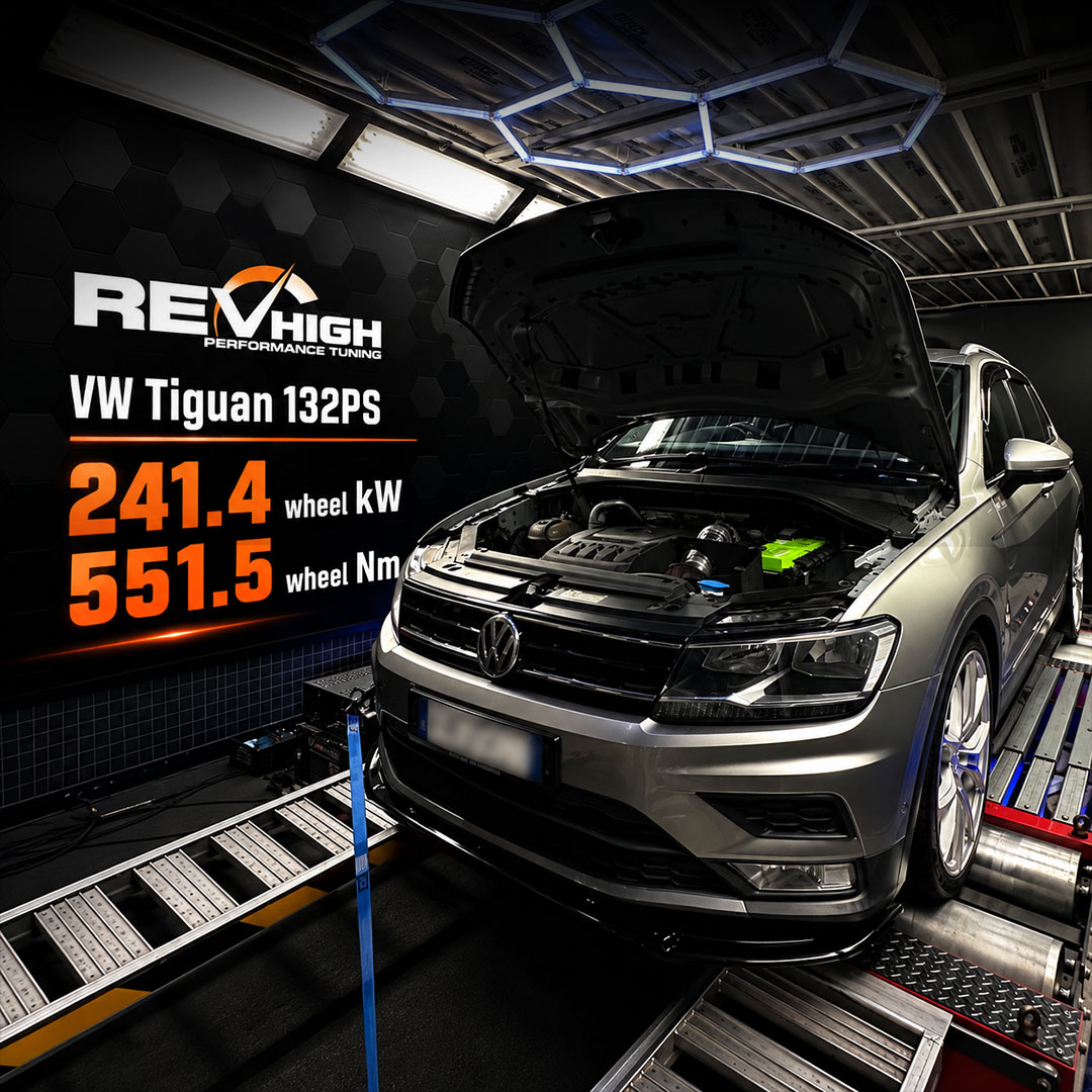 ๐ฅ MAEโS TIGUAN โ FROM 132PS TO 241.4kW! ๐ฅ
Maeโs Tiguan 132PS came back to RevHigh Performance Tuning for another dyno run and a touch-up to see where the latest power figure landed. ๐
This Tiguan originally started out with a modest 132PS at the engine, making around 110kW at the wheels.
With a bigger turbo and supporting modifications, this Tiguan has transformed into a completely different machine! ๐ช๐ฅ
๐ DYNO RESULTS
๐ 241.4 wheel kW @ 184 km/h
๐ช 551.5 wheel Nm @ 166 km/h
That's an incredible +131.4 wheel kW over the original ~110 wheel kW figure.
๐ฅ More than DOUBLE the original wheel power!
๐ That's approximately a 119% increase in wheel power.
From a humble 132PS Tiguan to 241.4kW at the wheels โ that's a serious transformation! ๐ฎโ๐จ๐ฅ
Another build showing what the right combination of turbo, supporting mods and professional dyno tuning can achieve.
๐ Message us!
#Tiguan #VWtiguan #VolkswagenTiguan #TiguanPerformance #VWPerformance #DynoTune #DynoRun #ECUTuning #TurboUpgrade #BigTurbo #PerformanceTuning #DynoResults #WheelPower #RevHigh #RevHighPerformanceTuning #VWTuning #TurboTiguan #CarPerformance #PerformanceBuild