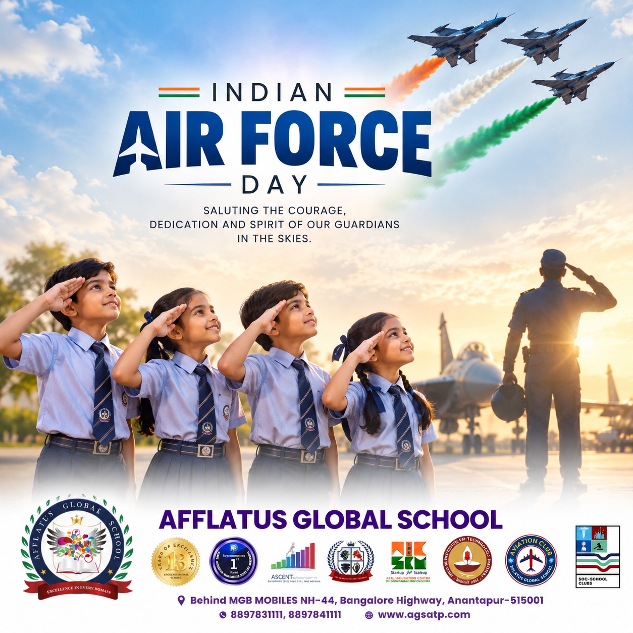 Celebrating the courage, discipline and dedication that make our Air Force truly exceptional.
#IndianAirForce #IndianAirForceDay #IAF #Discipline #NationFirst
