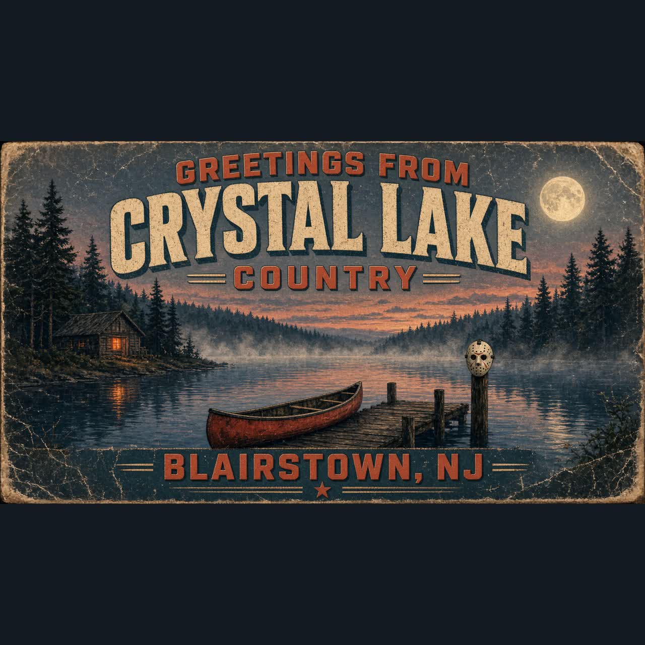 Greetings from Crystal Lake Country 🌲🌕
Blairstown, NJ is where the original 1980 Friday the 13th was filmed, and on a foggy night by the water you can still feel it.
Who would you mail this postcard to? Tag the friend who'd never make it past the first night 👇
Before you head into the woods, fuel up at Blairstown Diner, 53 NJ-94.
#FridayThe13th #CrystalLake #BlairstownNJ #HorrorFans #BlairstownDiner #GreetingsFrom #HorrorPilgrimage #CampCrystalLake #SpookySeason