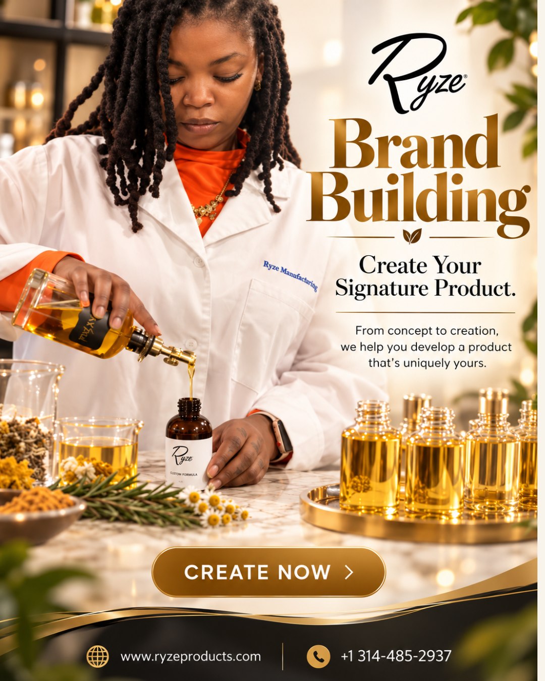 ✨ Don’t just build a business. Build a BRAND. ✨
You have the vision. You have the expertise. Now it’s time to put your name on the product. 🖤
With Ryze Products, turn your idea into a signature product designed around your brand — from concept to creation.
💡 Your vision. Your formula. Your brand.
Ready to create something that’s uniquely yours?
🚀 Start building your brand today.
📞 +1 314-485-2937
🌐 ryzeproducts.com
#RyzeProducts
#BrandBuilding
#BuildYourBrand
#SignatureProduct
#PrivateLabel
#BeautyEntrepreneur
#ProductDevelopment
#BeautyBusiness
#EntrepreneurLife
#CreateYourBrand